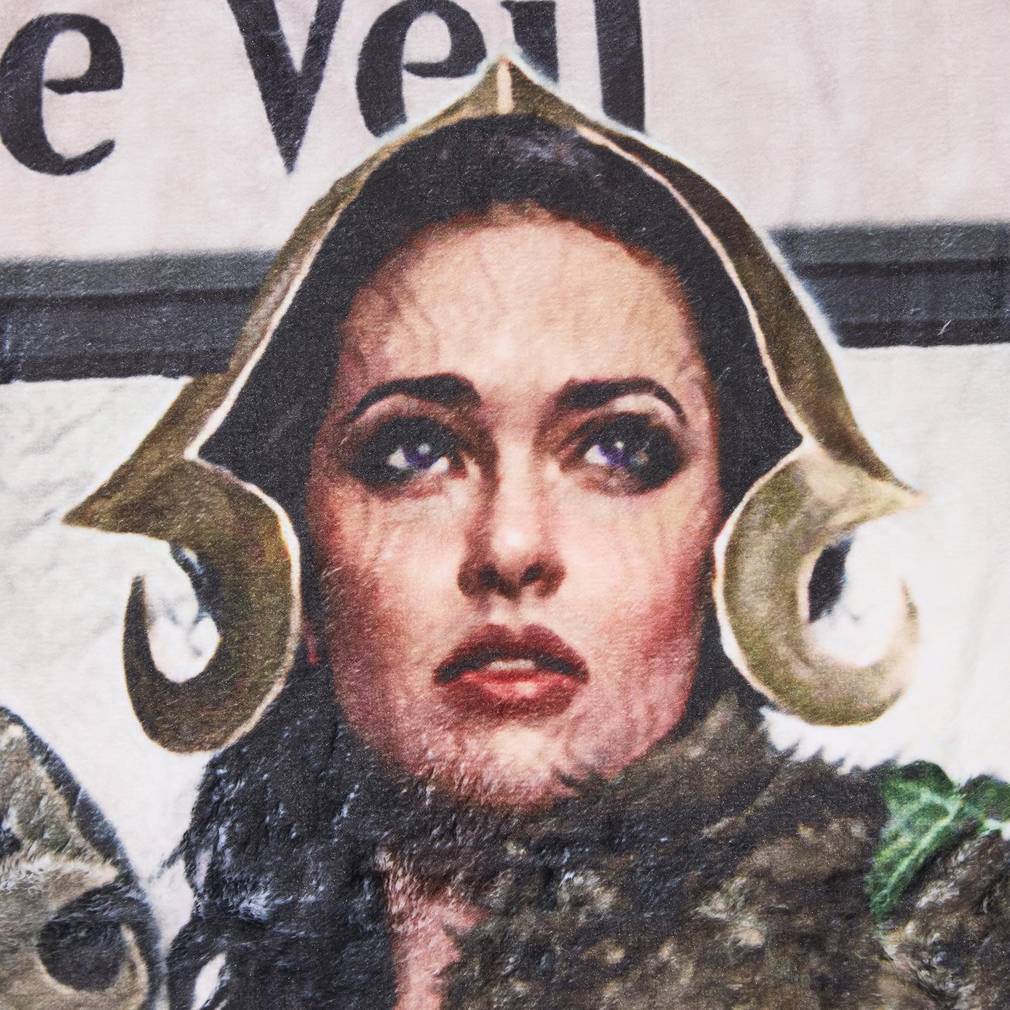 Magic: The Gathering Liliana Of Veil Card Fleece Throw Blanket | 45 x 60 Inches