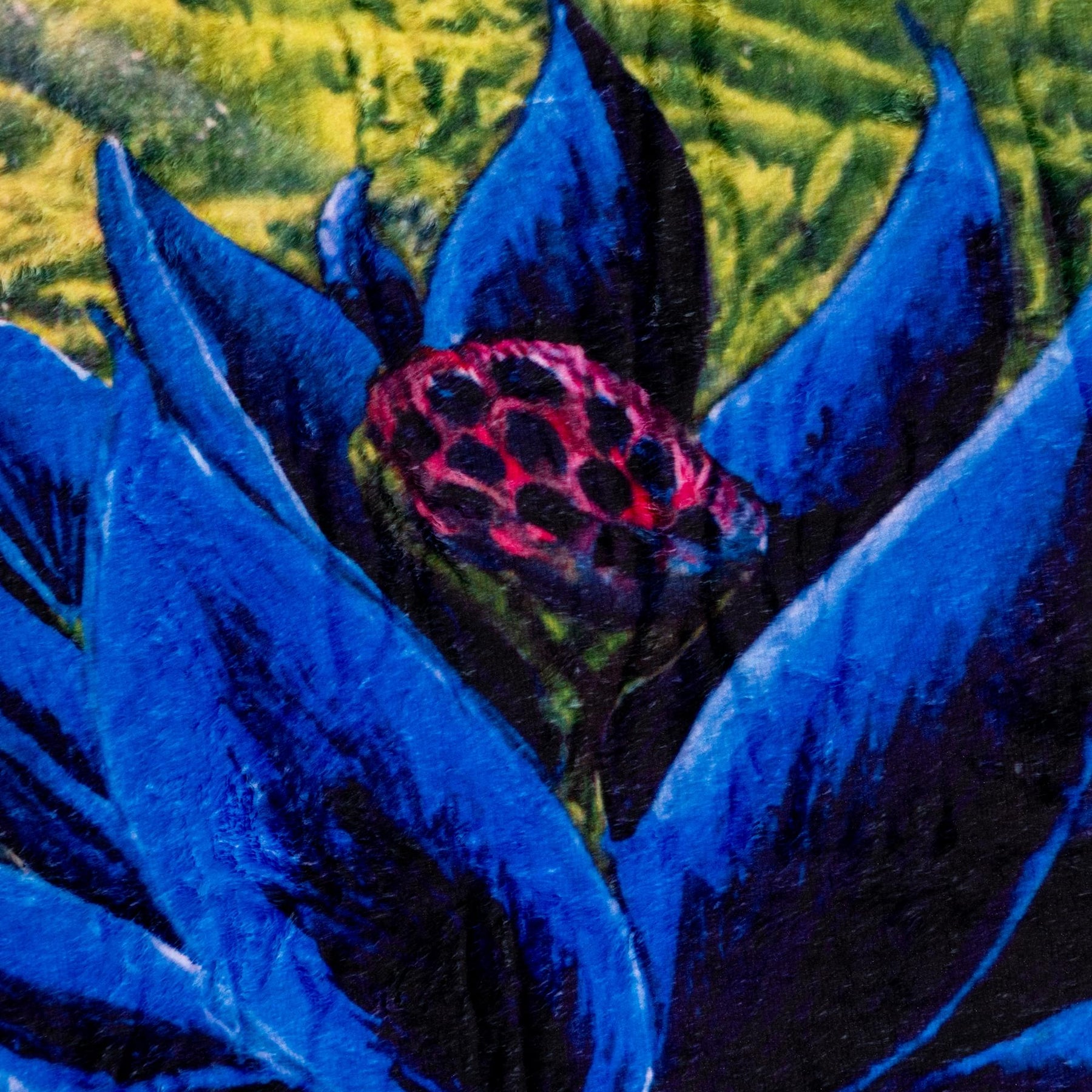 Magic: The Gathering Black Lotus Single-Sided Throw Blanket | 45 x 60 Inches