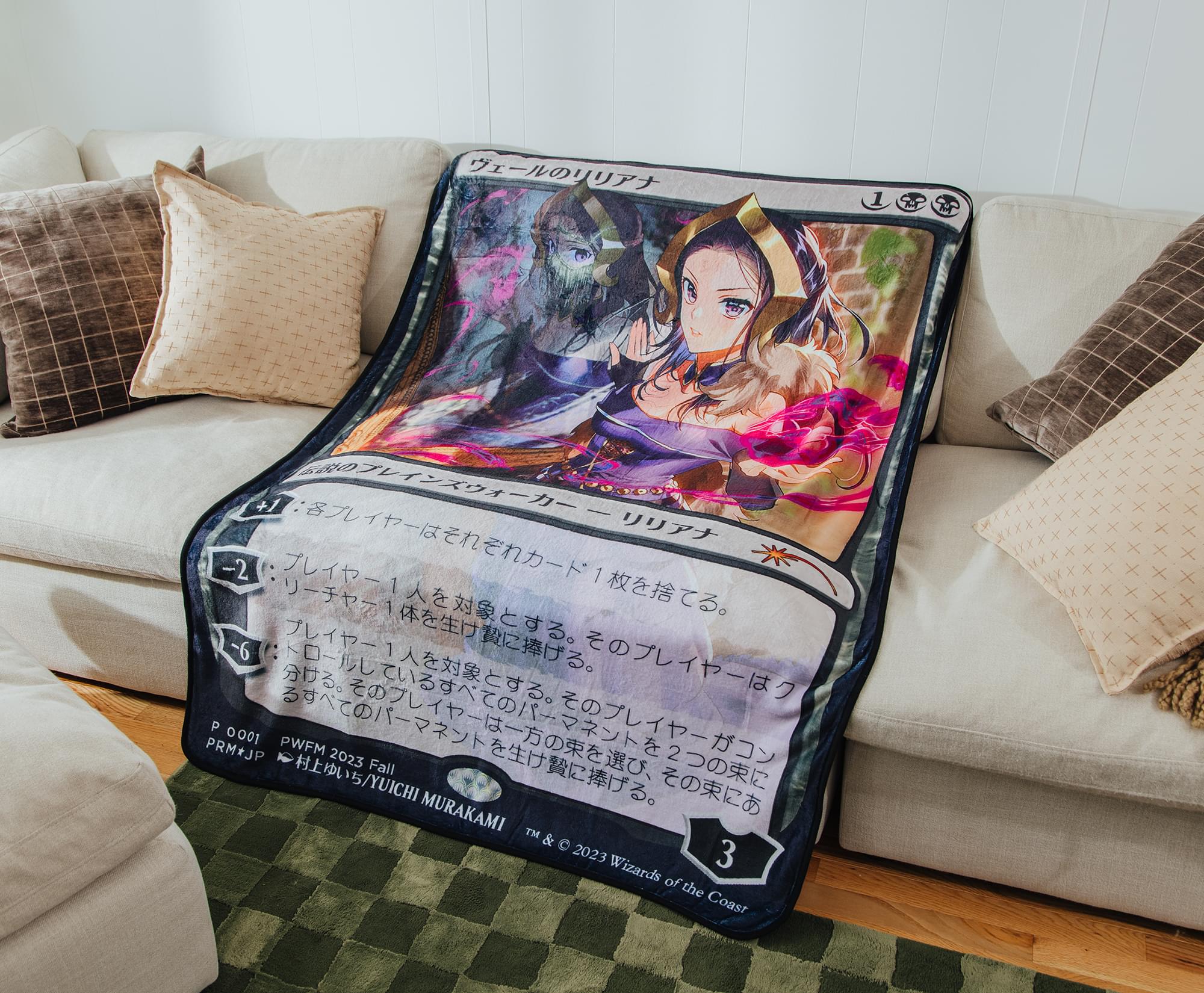 Magic: The Gathering Liliana Of The Veil Fleece Throw Blanket | 45 x 60 Inches