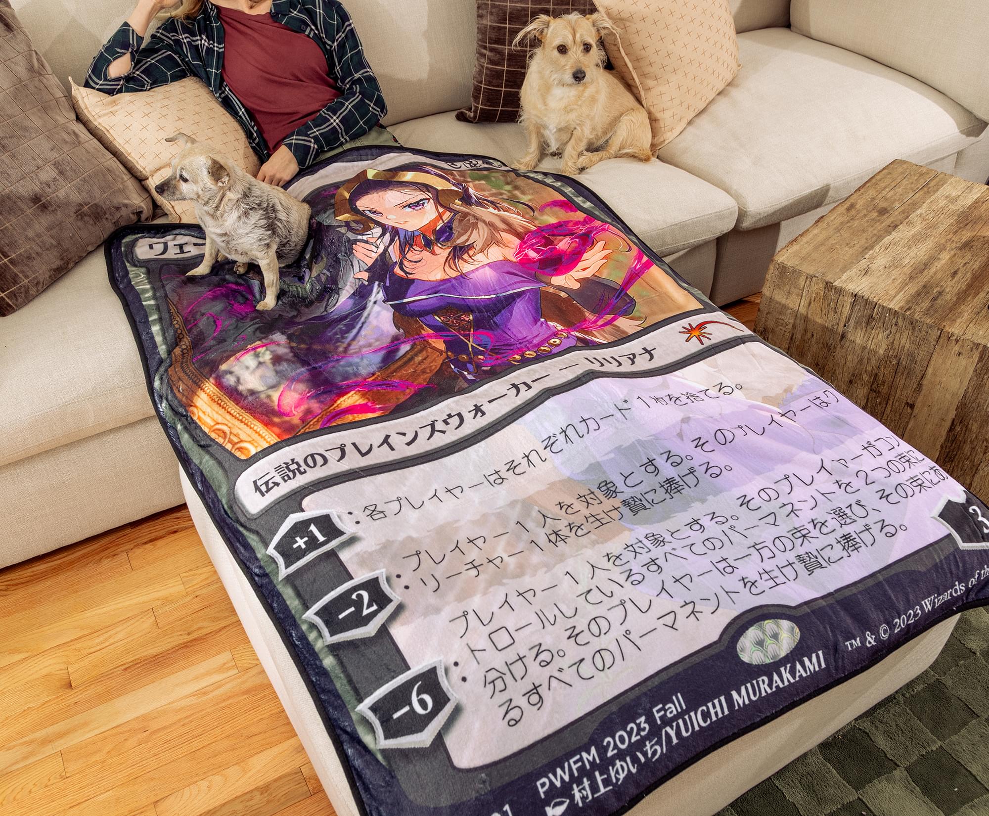 Magic: The Gathering Liliana Of The Veil Fleece Throw Blanket | 45 x 60 Inches