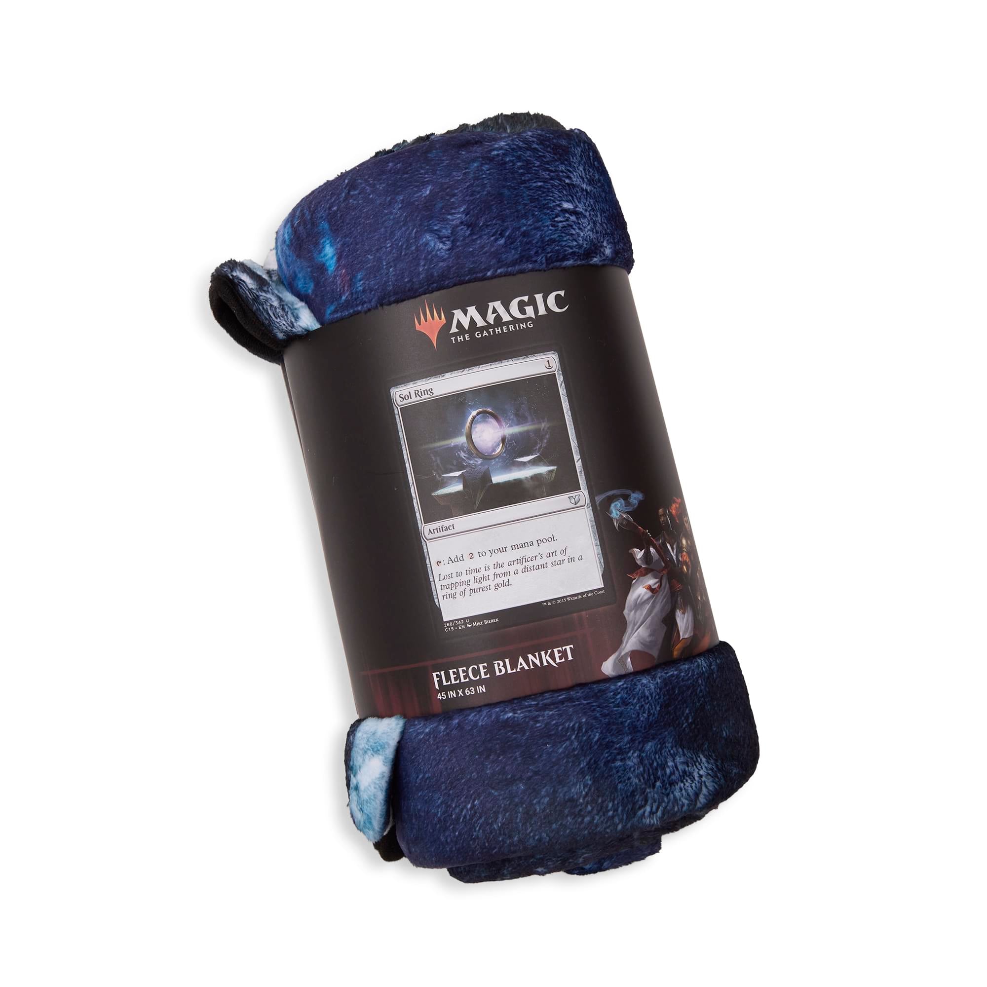 Magic: The Gathering Sol Ring Card Fleece Throw Blanket | 45 x 60 Inches