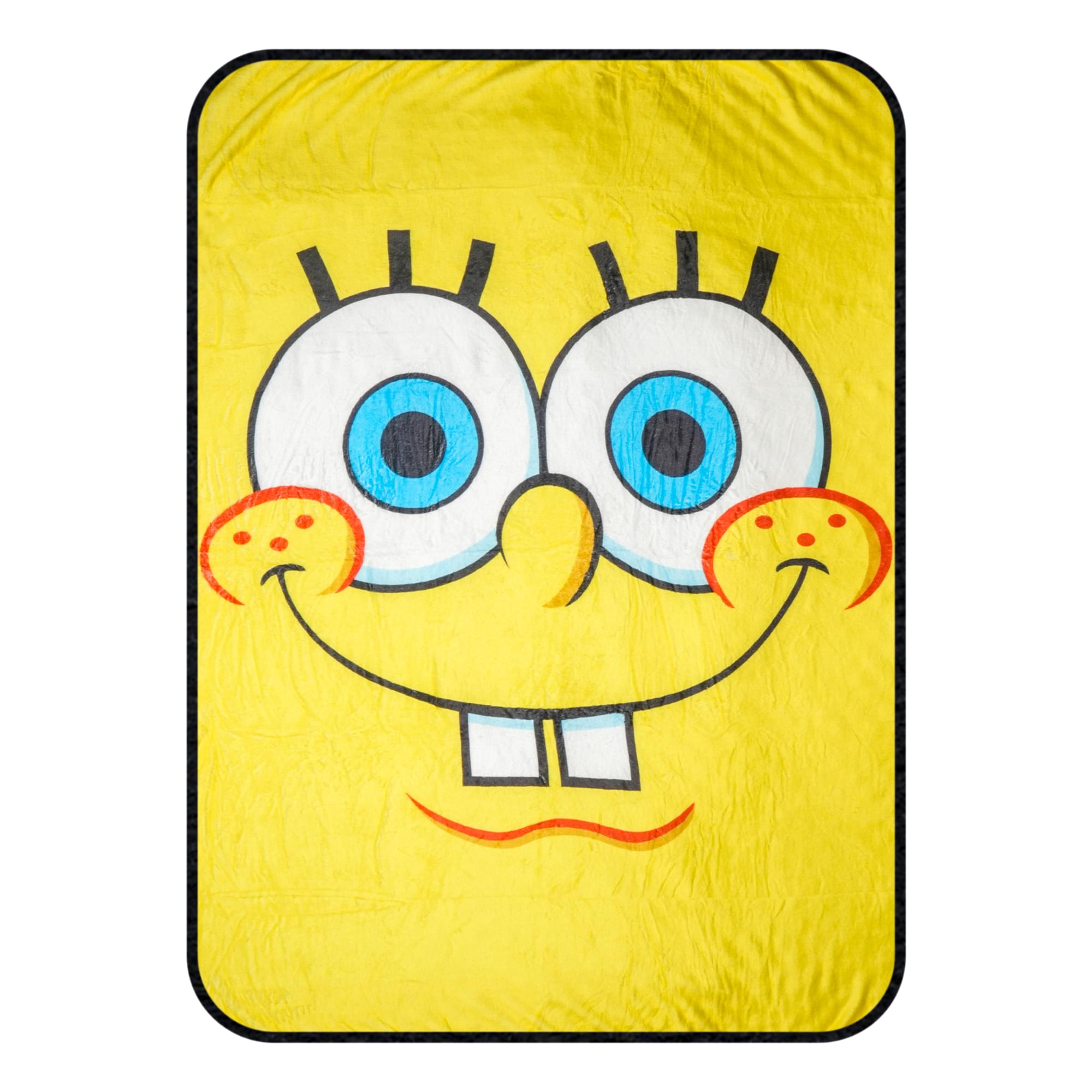 Nickelodeon SpongeBob SquarePants Face Fleece Throw Blanket | 45 x 60 Inches
