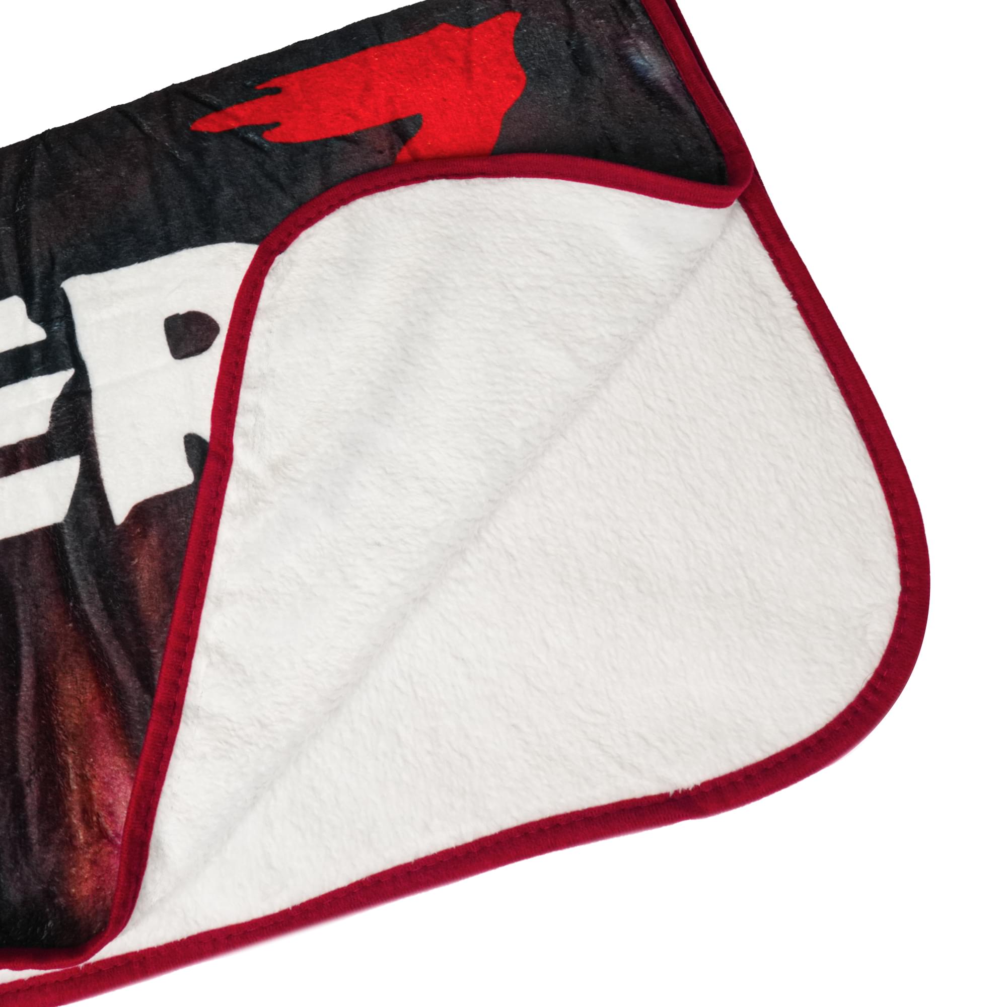 Terrifier 3 Santa Art The Clown Fleece Throw Blanket | 45 x 60 Inches