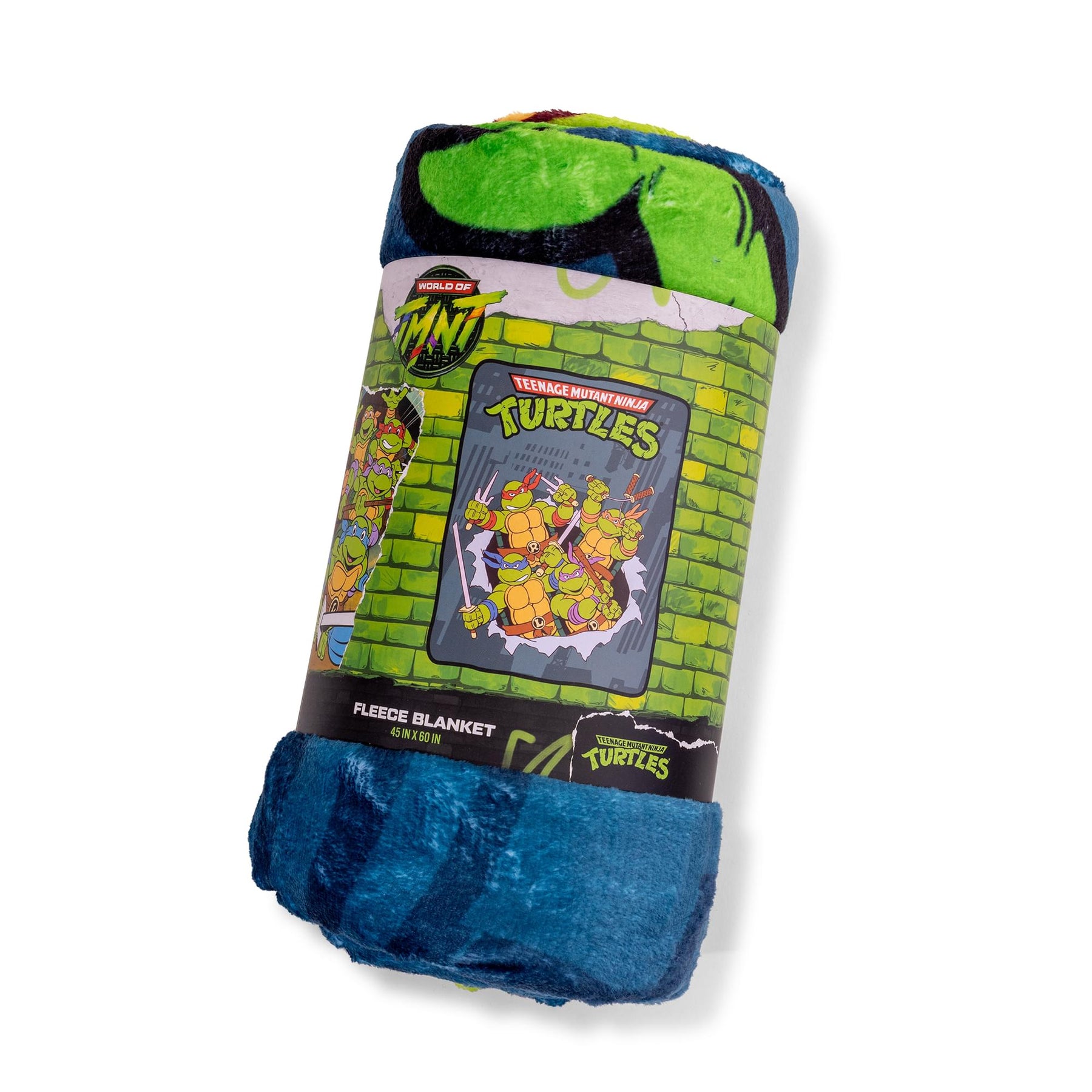 Teenage Mutant Ninja Turtles City Heroes 45 x 60 Inch Fleece Throw Blanket