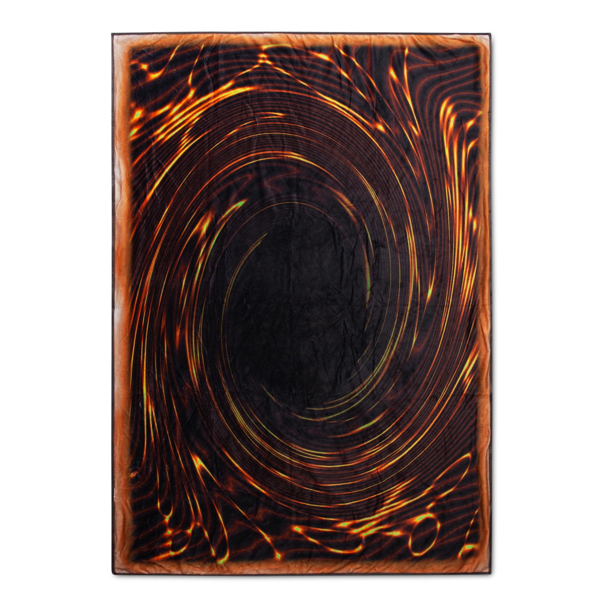 Yu-Gi-Oh! Dark Magician Card Fleece Throw Blanket | 45 x 60 Inches