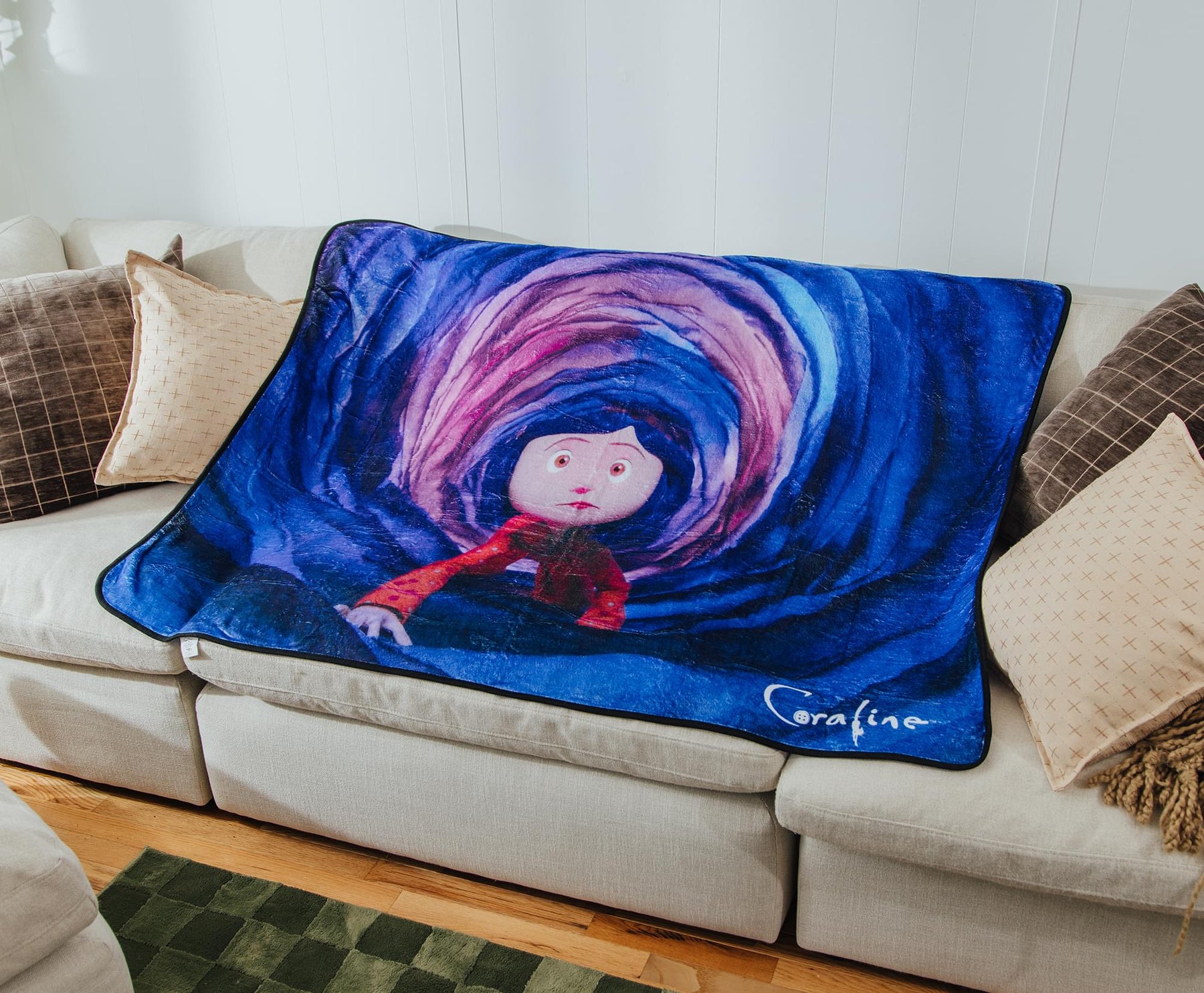 Coraline Fleece Throw Blanket | 45 x 60 Inches