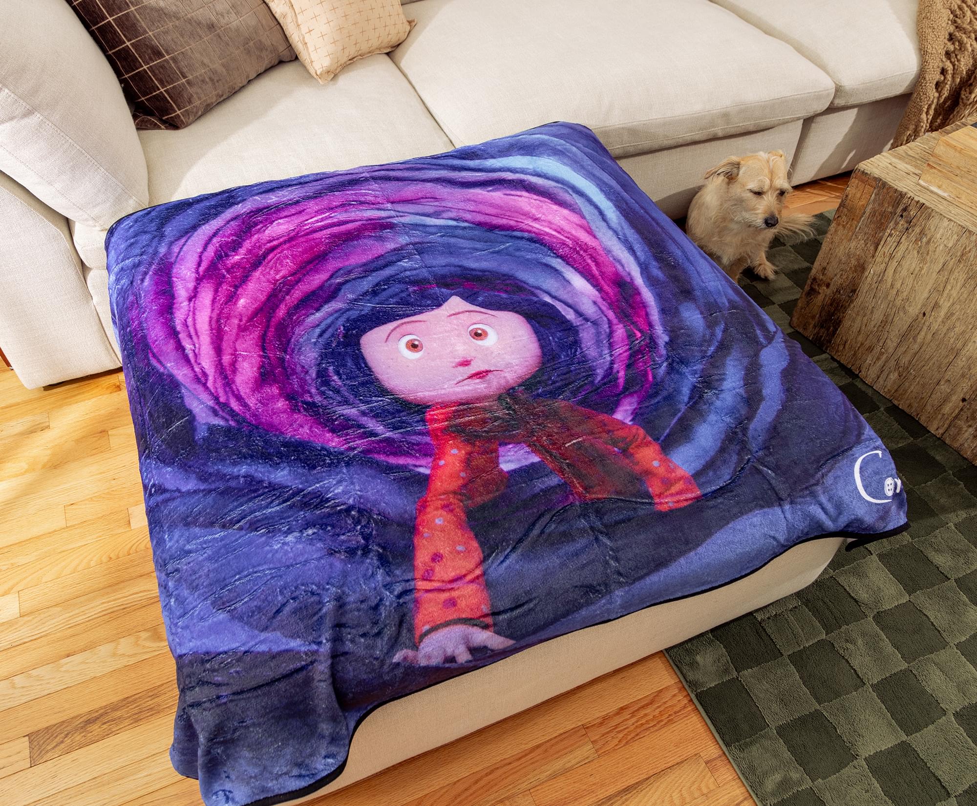 Coraline Fleece Throw Blanket | 45 x 60 Inches