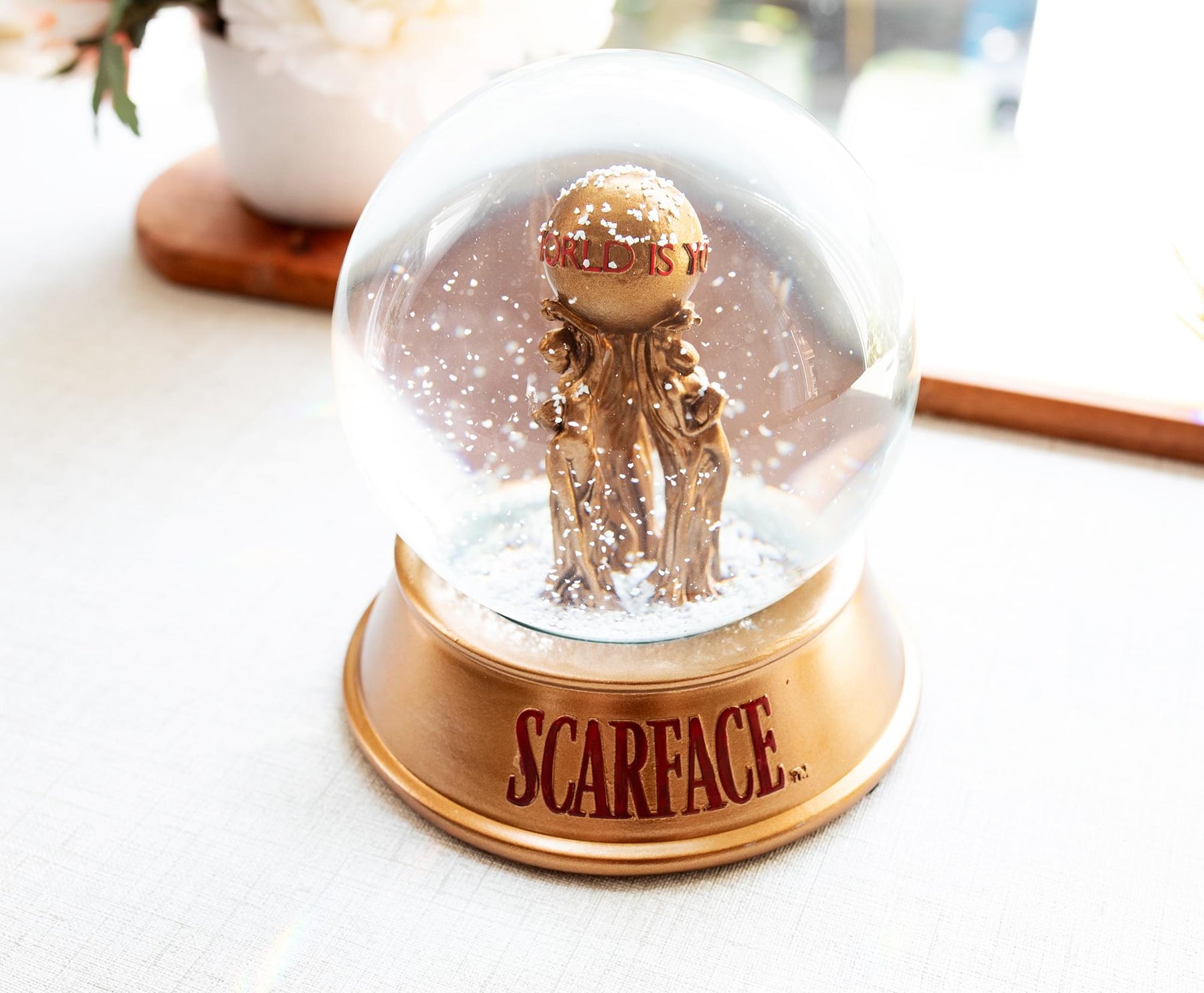 Scarface "The World Is Yours" Snow Globe | 6 Inches Tall