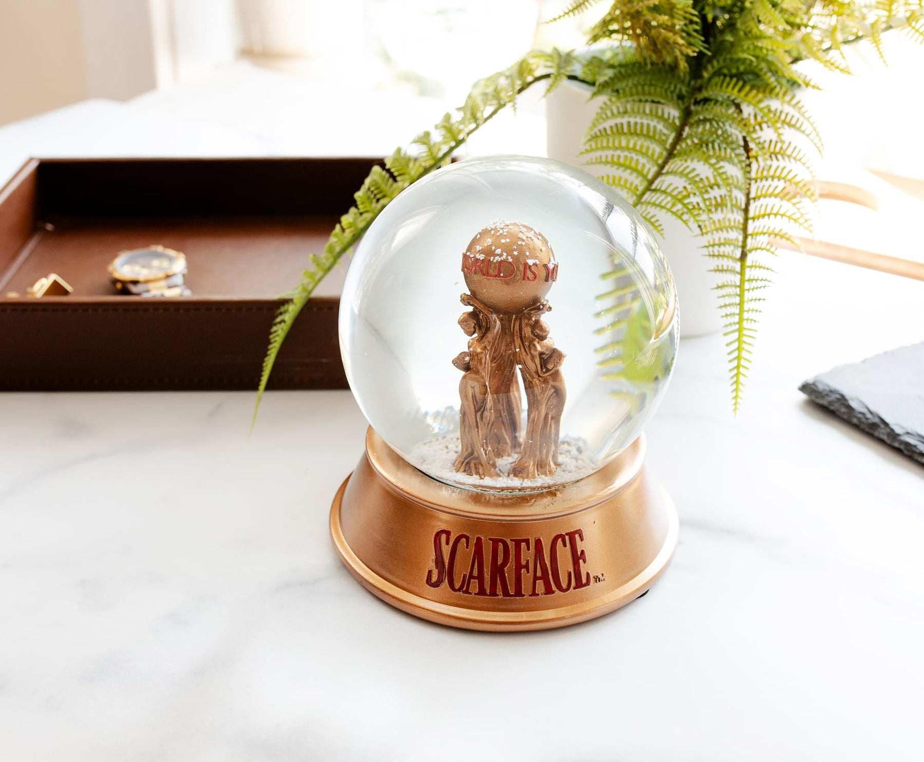 Scarface "The World Is Yours" Snow Globe | 6 Inches Tall