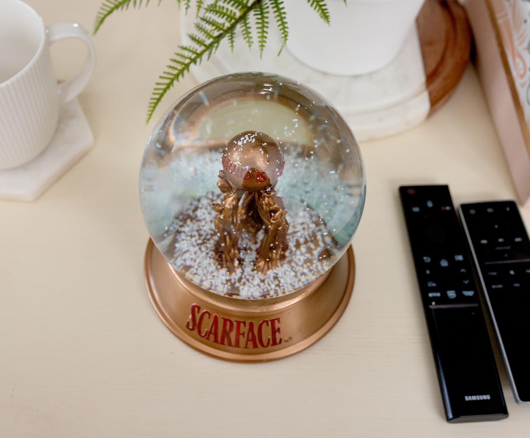 Scarface "The World Is Yours" Snow Globe | 6 Inches Tall