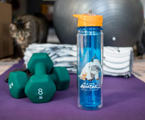 Avatar: The Last Airbender Aang and Appa Water Bottle | Holds 16 Ounces