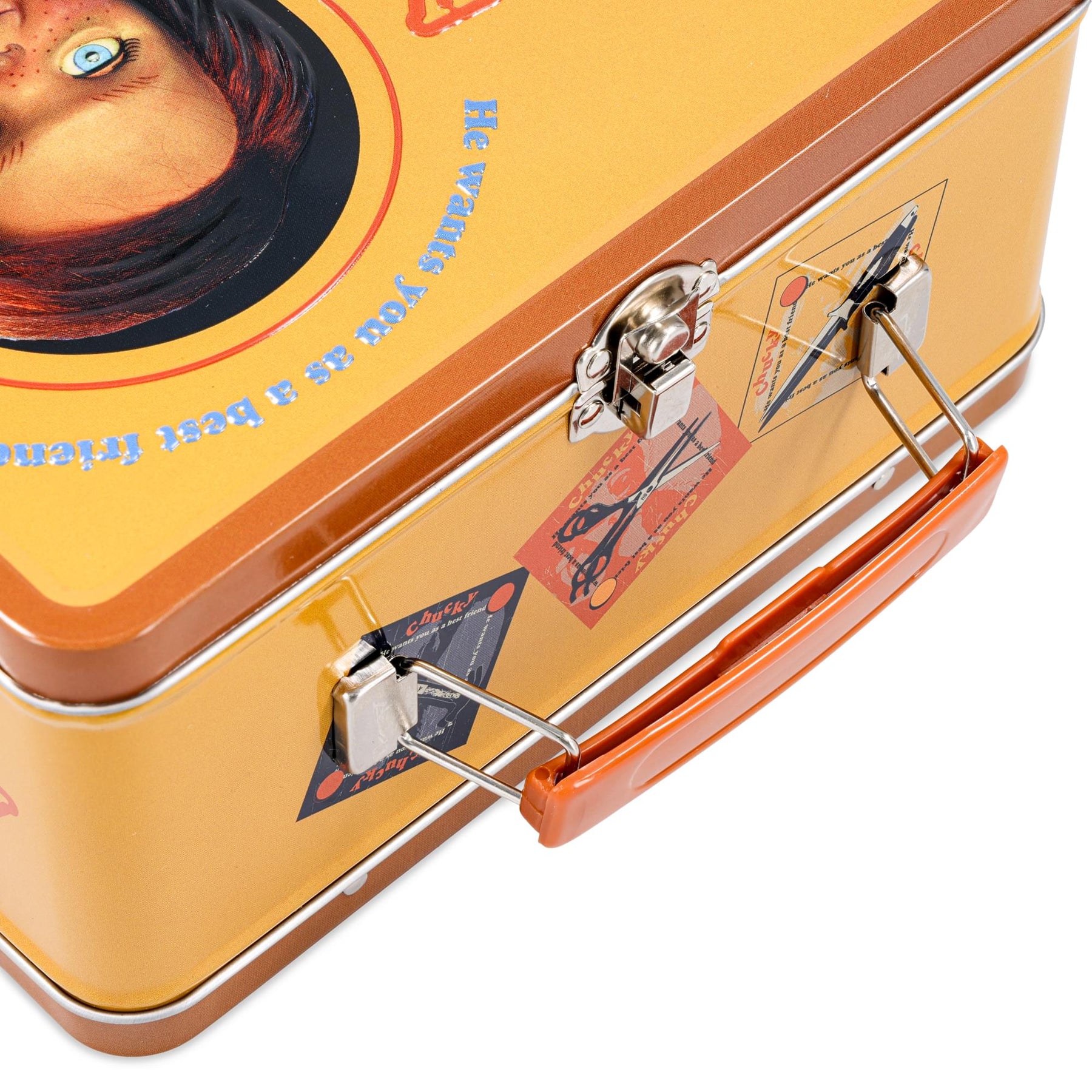 Child's Play Chucky Good Guys Metal Lunchbox | 7.75" x 6.75" x 4"