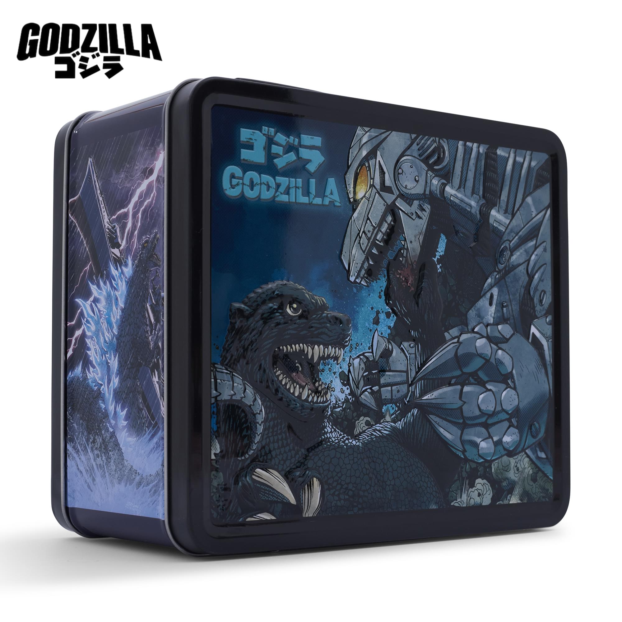 Godzilla Vs. Mechagodzilla Metal Tin Lunchbox With Beverage Container