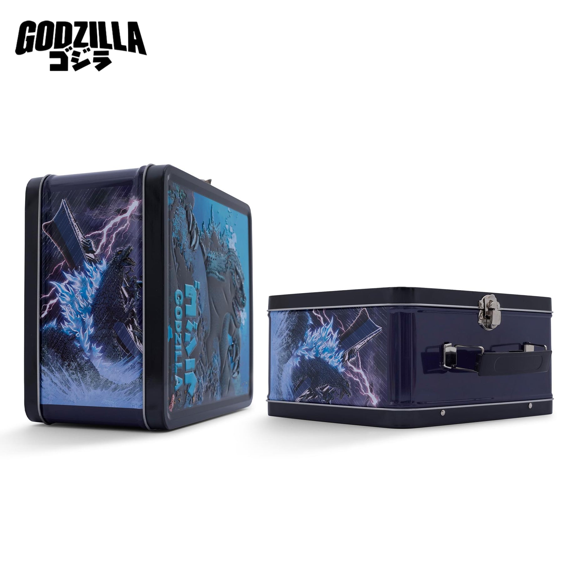 Godzilla Vs. Mechagodzilla Metal Tin Lunchbox With Beverage Container