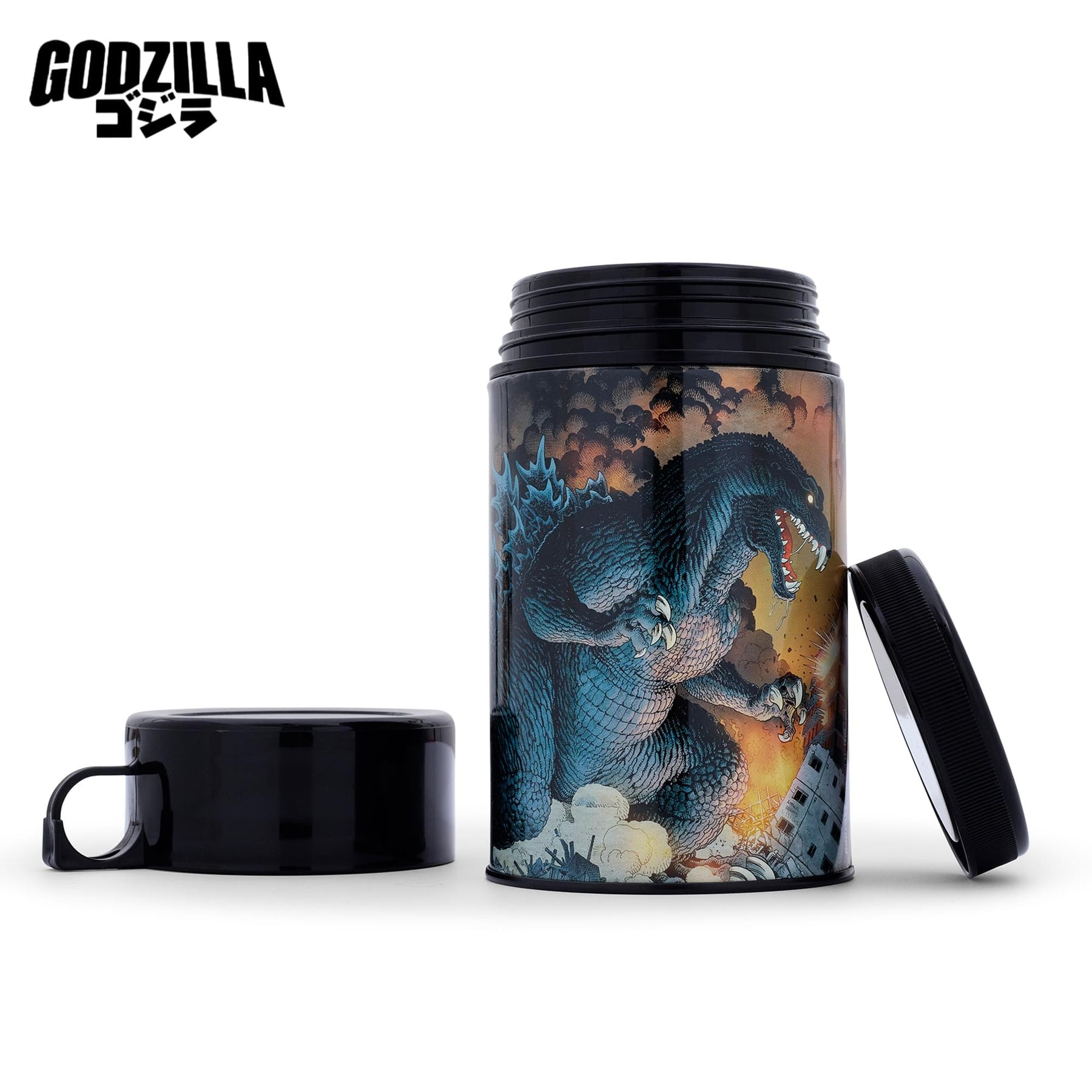 Godzilla Vs. Mechagodzilla Metal Tin Lunchbox With Beverage Container