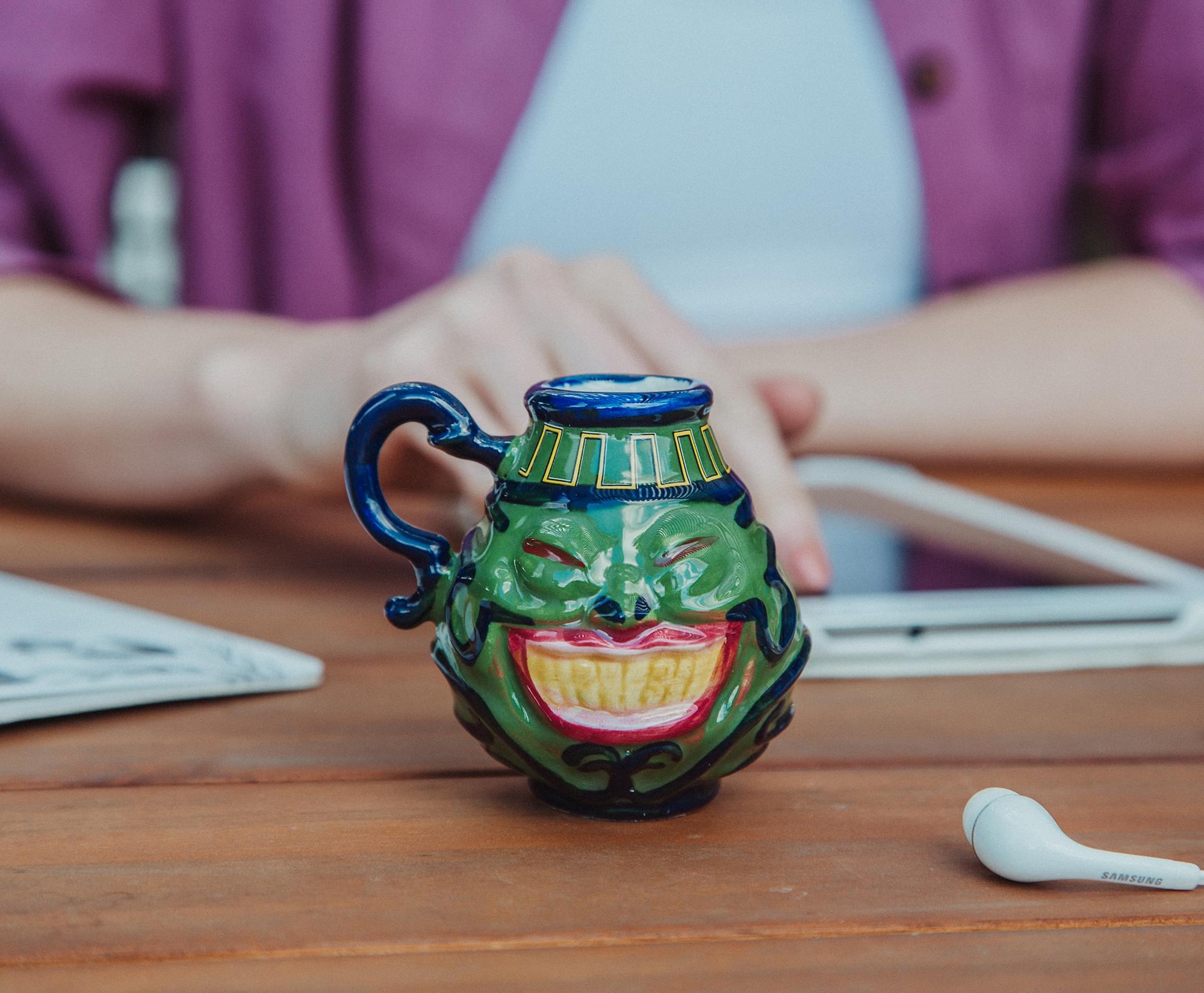 Yu-Gi-Oh! Pot Of Greed Sculpted Ceramic Mini Mug | Holds 2 Ounces