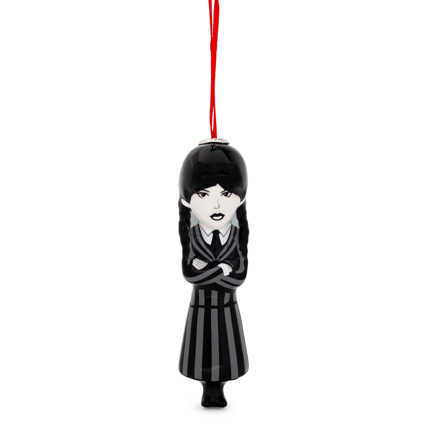 Addams Family Wednesday 4-Inch Shatterproof Decoupage Ornament