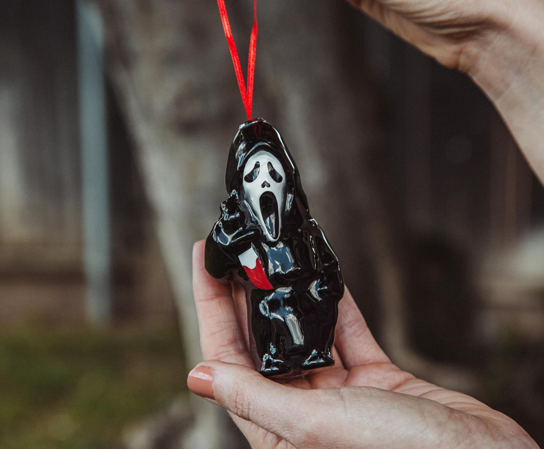 Scream Ghostface 4-Inch Shatterproof Decoupage Ornament