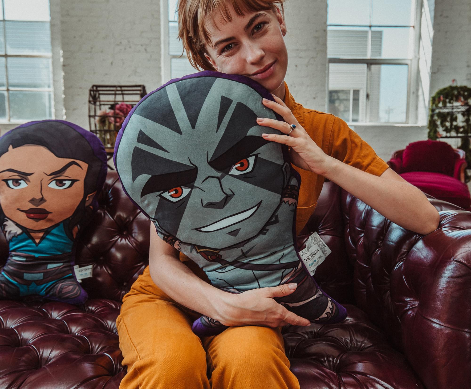 The Legend of Vox Machina 20-Inch Character Plush Pillow | Grog Strongjaw