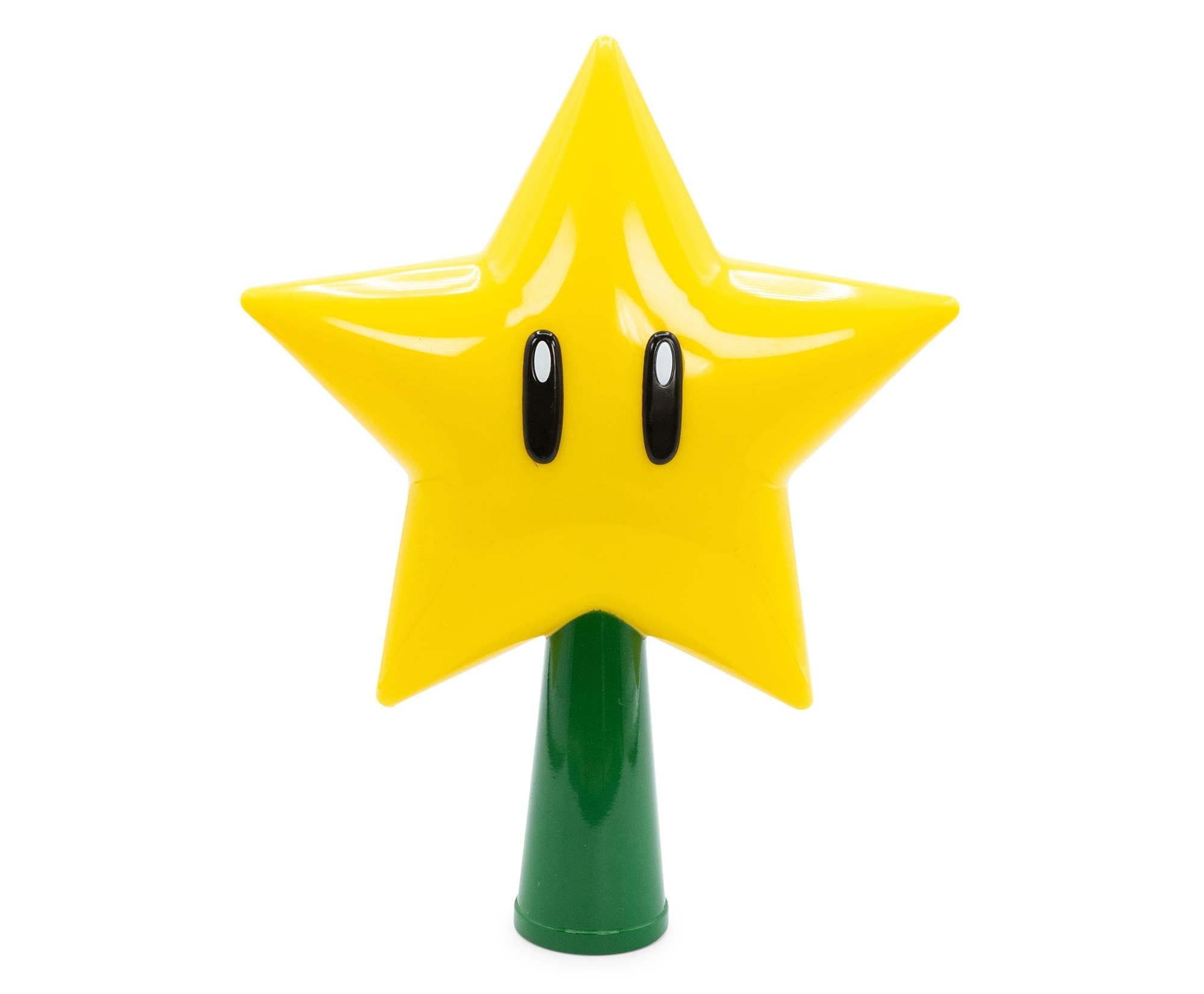 Super Mario Super Star Light-Up Tree Topper | Free Shipping