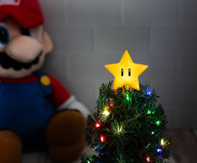 Super Mario Bros. Super Star LED USB-Powered Light-Up Desktop Holiday Tree