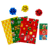 Super Mario Bros. 9-Piece Holiday Wrapping Paper Kit