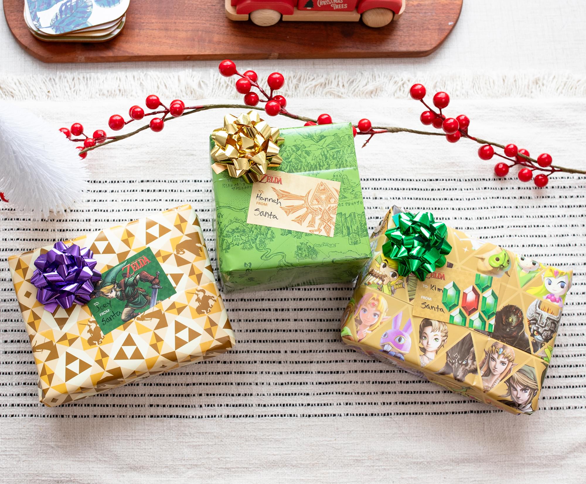 The Legend of Zelda 9-Piece Wrapping Paper Kit