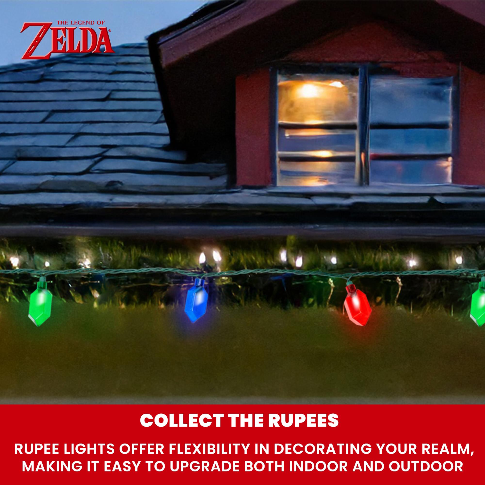 The Legend of Zelda Rupee String Lights