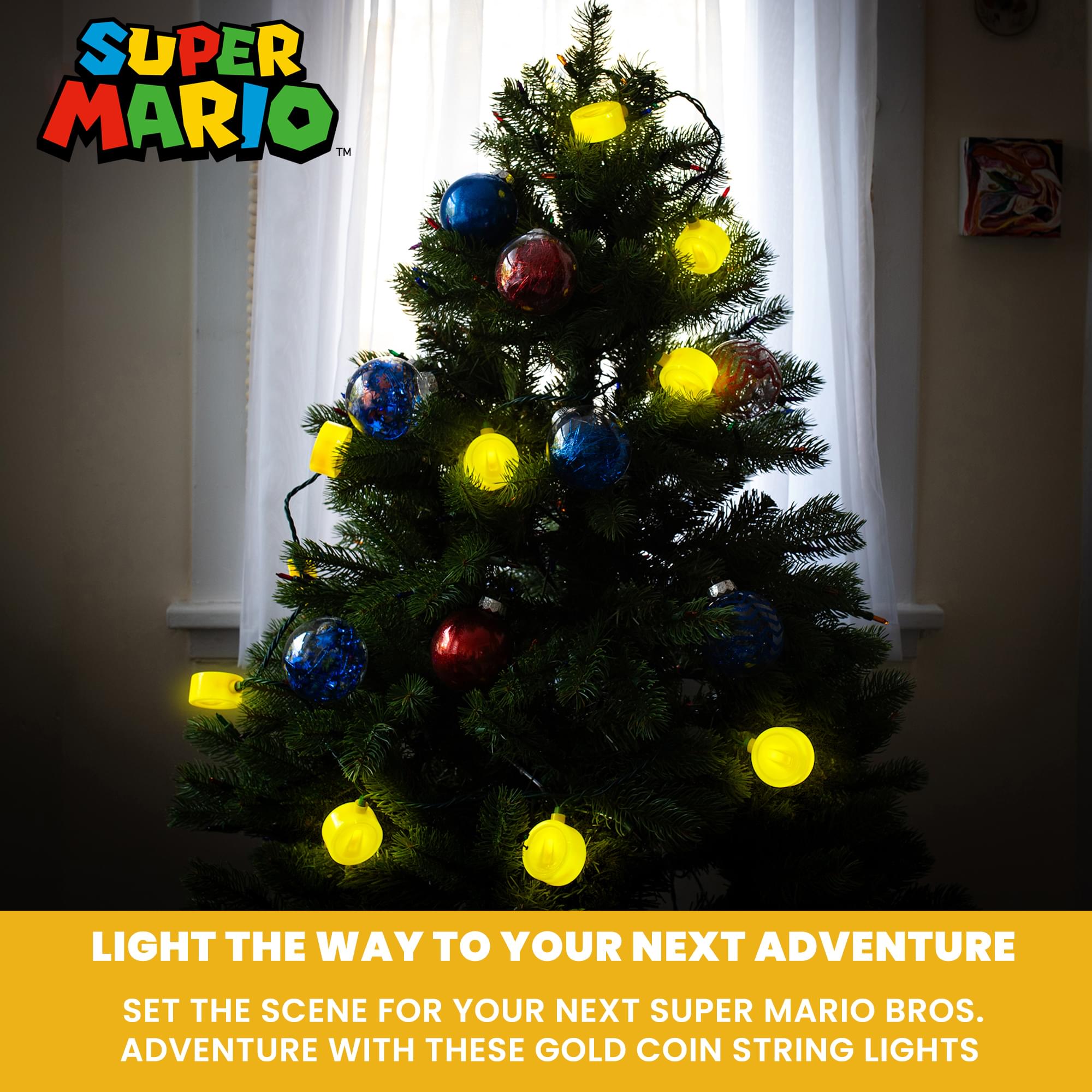 Super Mario Bros. Coin String Lights
