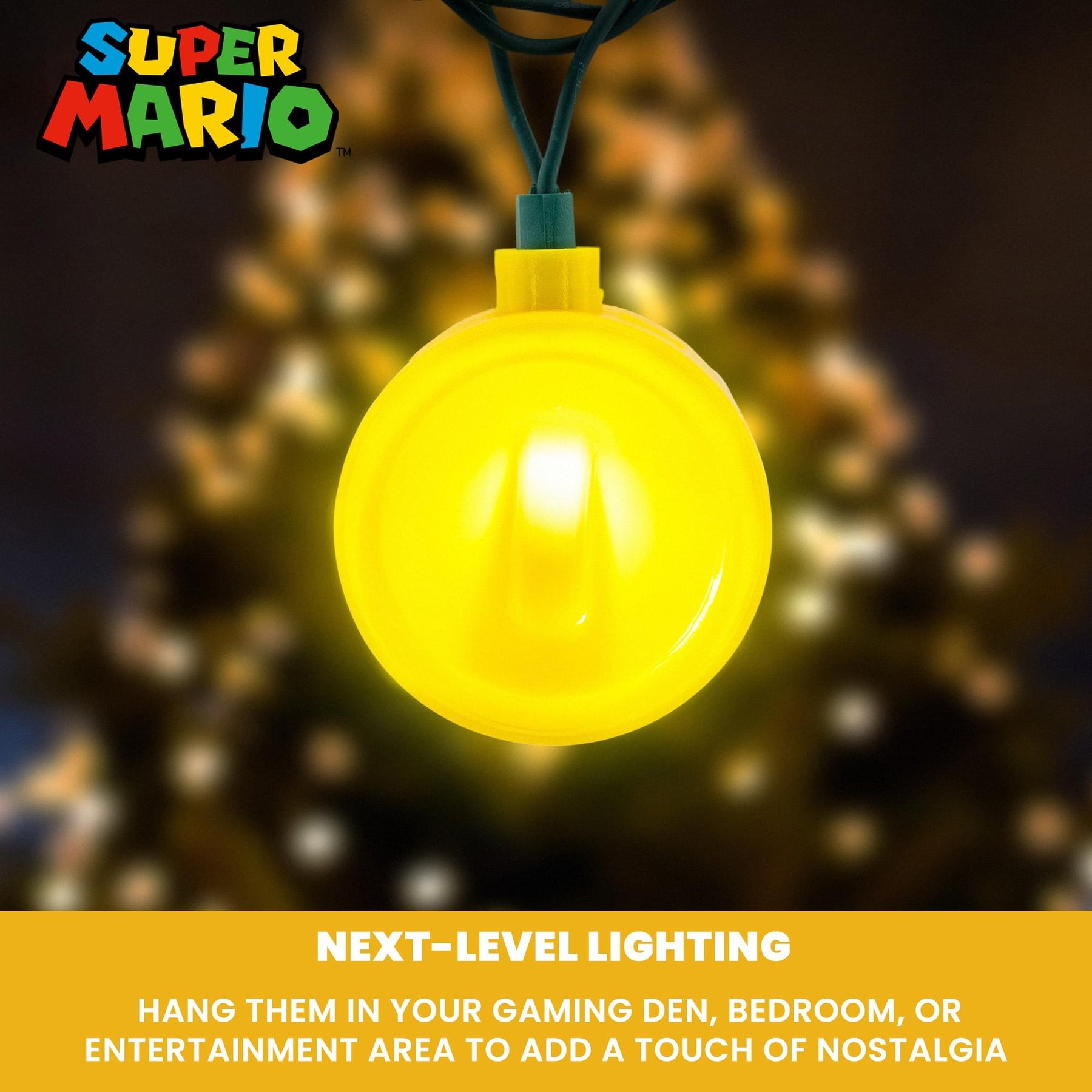 Super Mario Bros. Coin String Lights