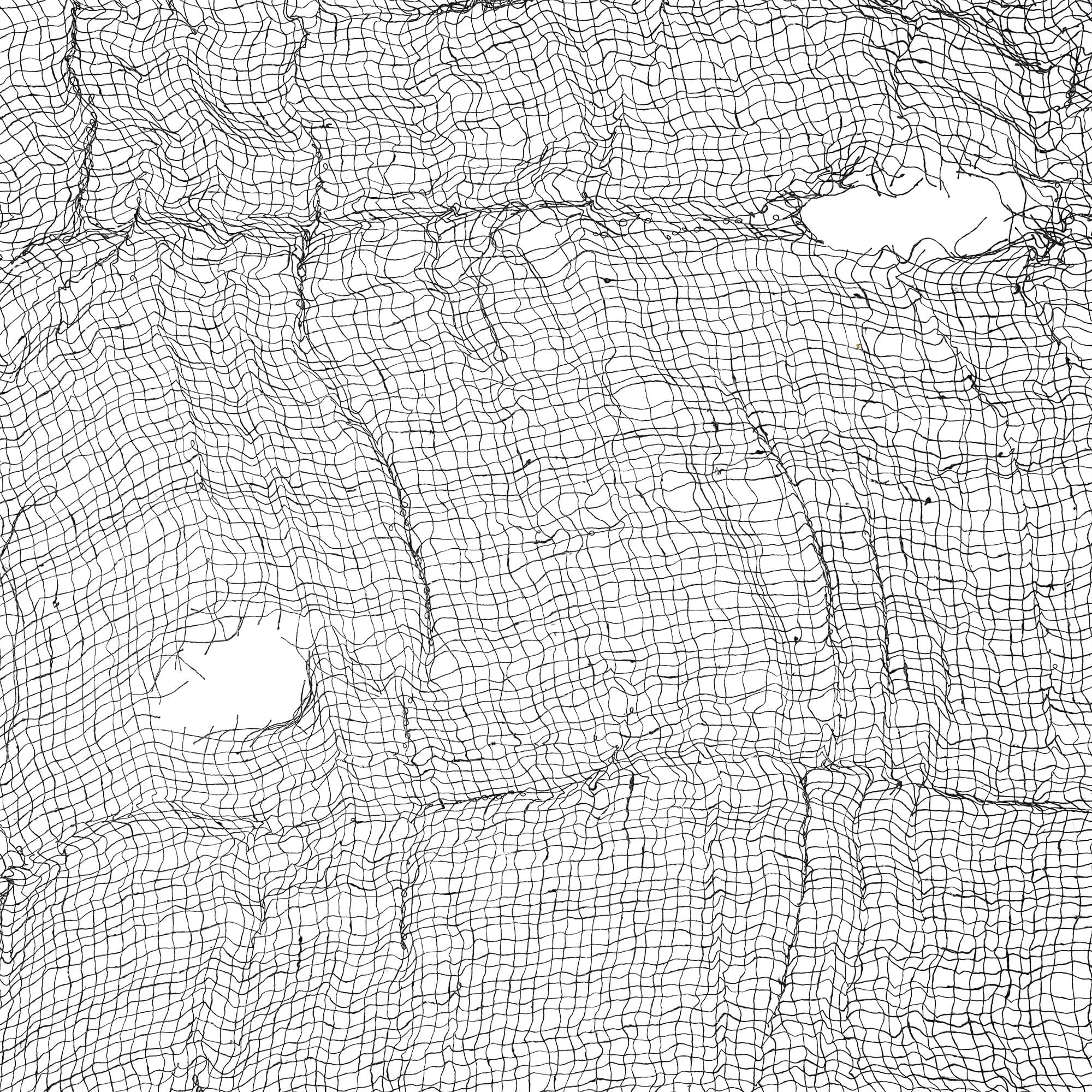 Freaky Fabric Halloween Décor, Loose Weave, Black
