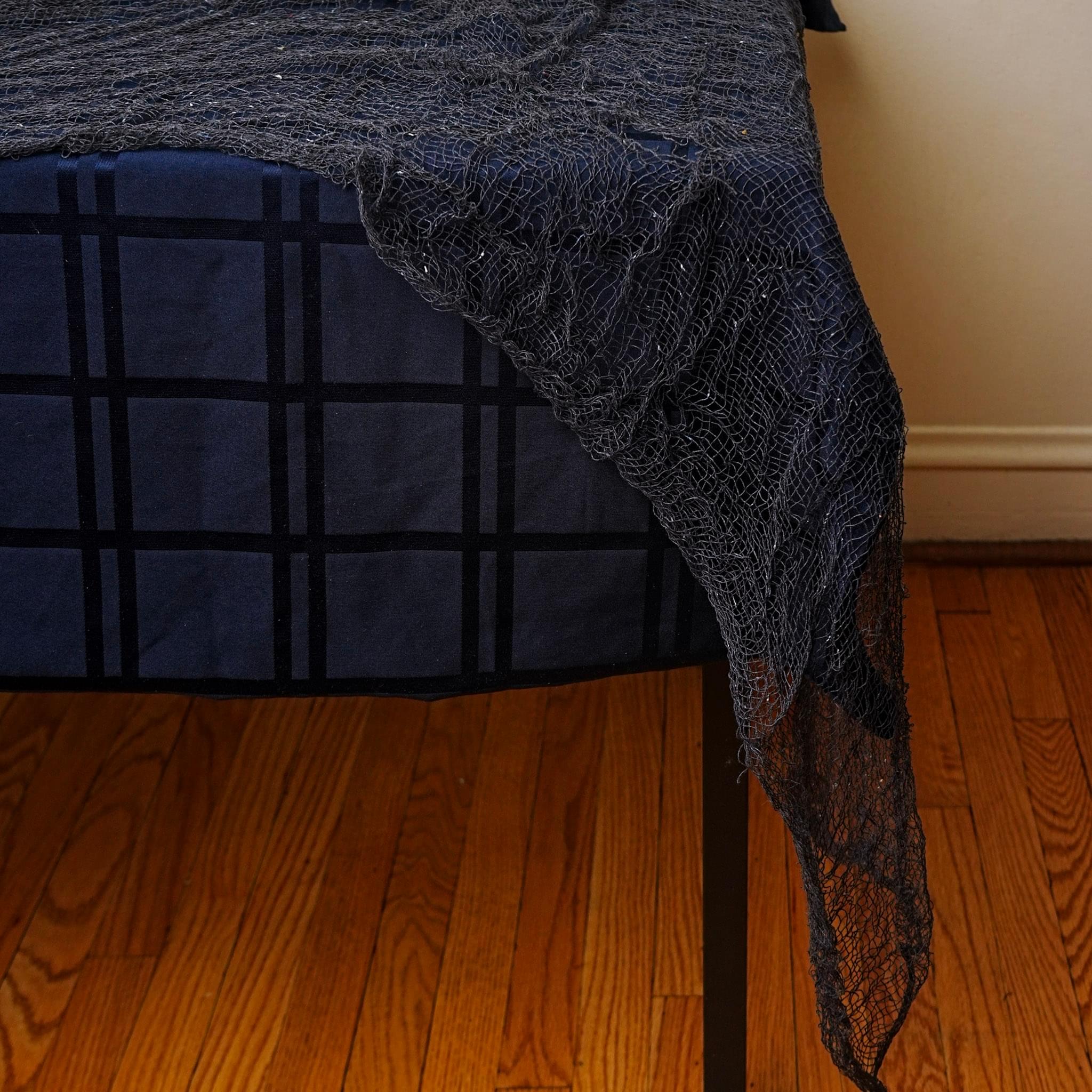 Freaky Fabric Halloween Décor, Loose Weave, Black