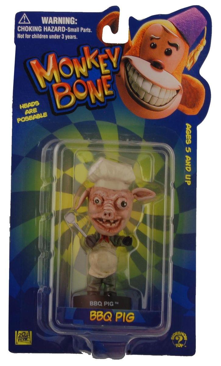 Monkey Bone Little Big Head 4" Mini Figure: BBQ Pig
