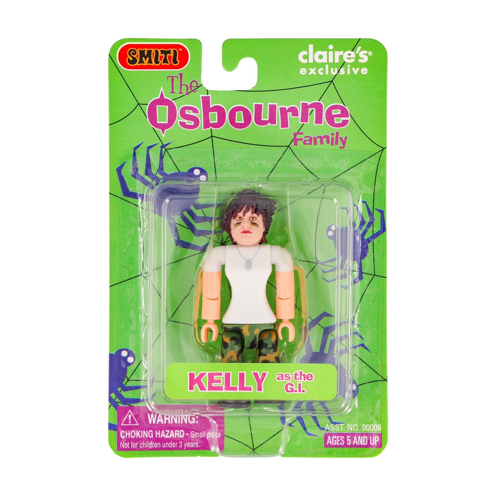 The Osbourne Family SMITI 3 Inch Mini Figure - Kelly as the G.I. White Shirt