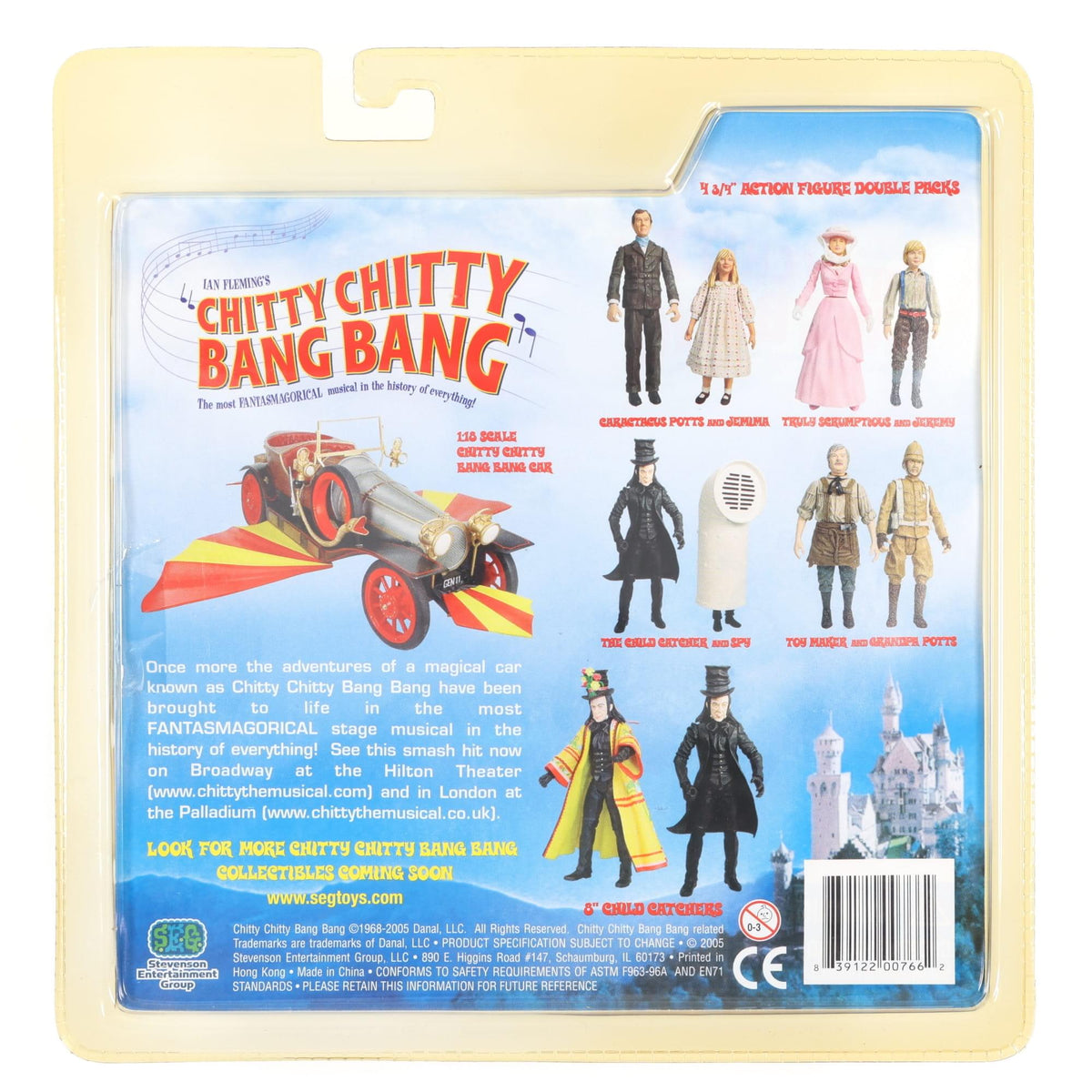 Chitty Chitty Bang Bang Two Pack Figure Child Catcher & Spy | Free Shi