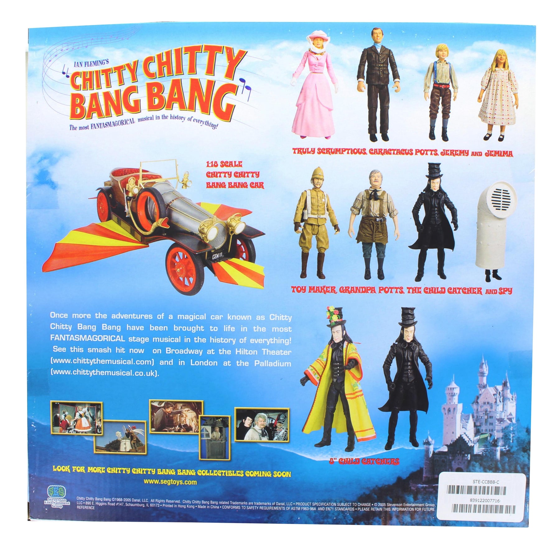 Chitty Chitty Bang Bang 8 Figure Box Set