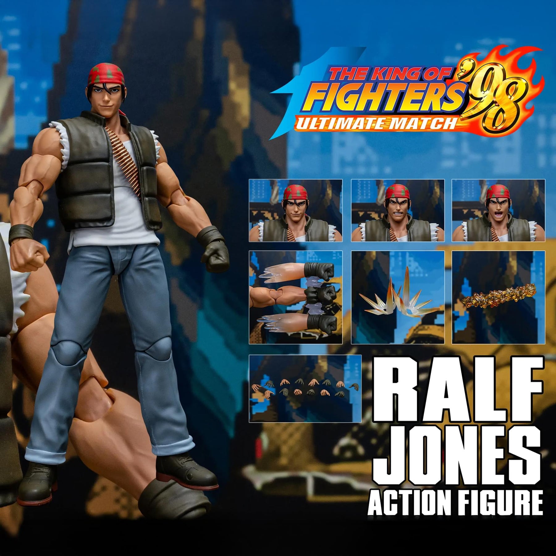 The King of Fighters '98 Ultimate Match Ralf Jones 1/12 Scale BBTS Exclusive Action Figure