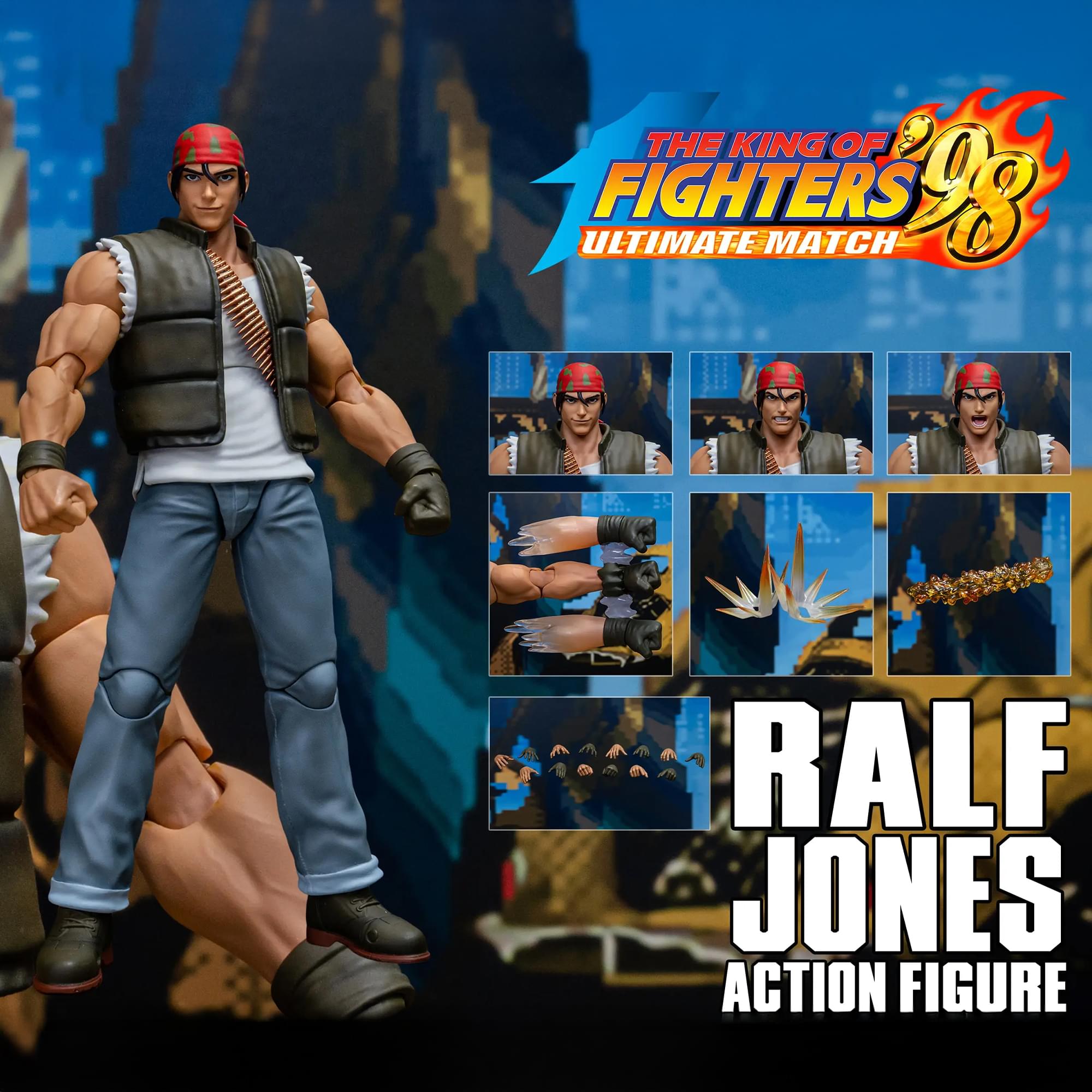 The King of Fighters '98 Ultimate Match Ralf Jones 1/12 Scale BBTS Exclusive Action Figure