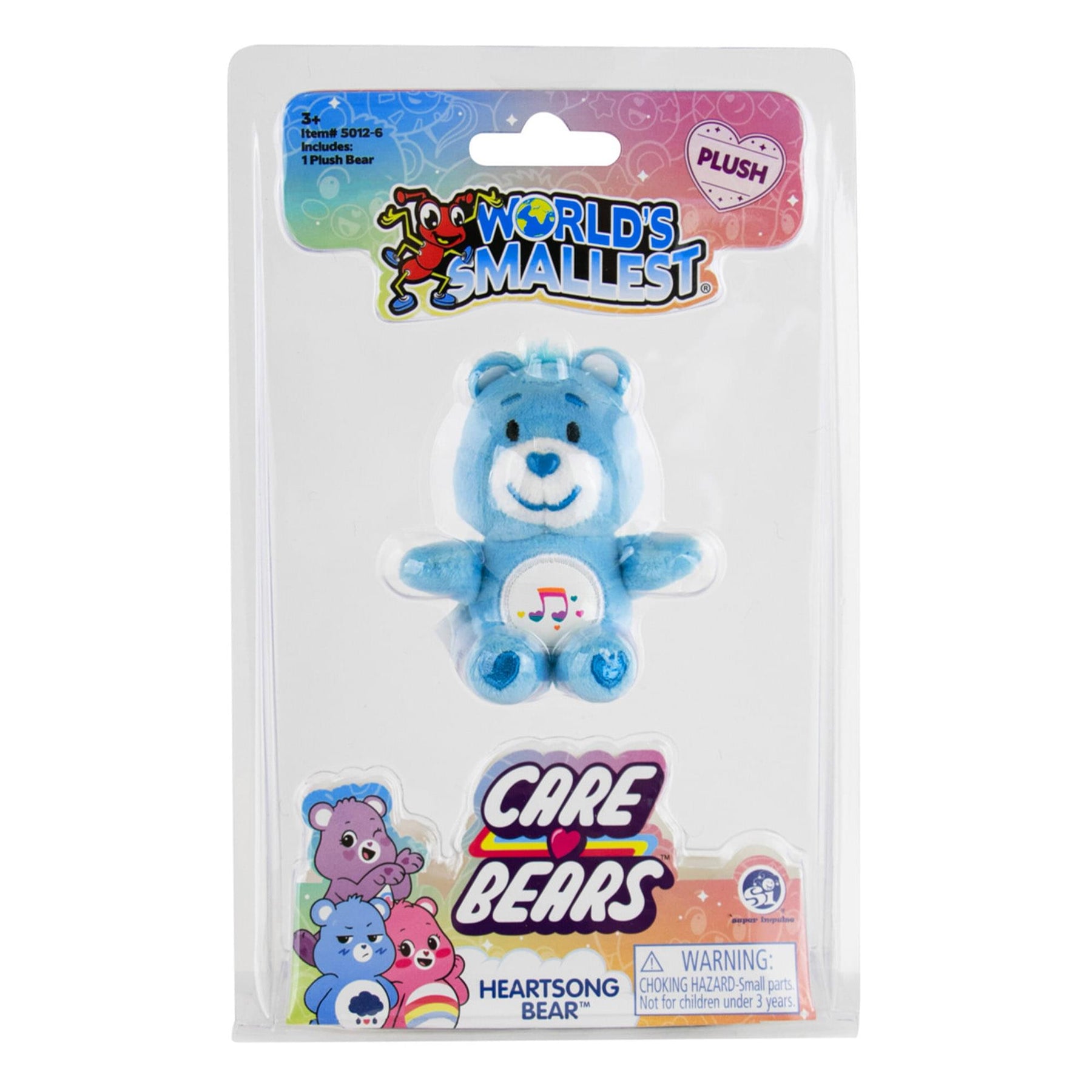 World's Smallest Care Bears Plush Series 6 | Heartsong Bear