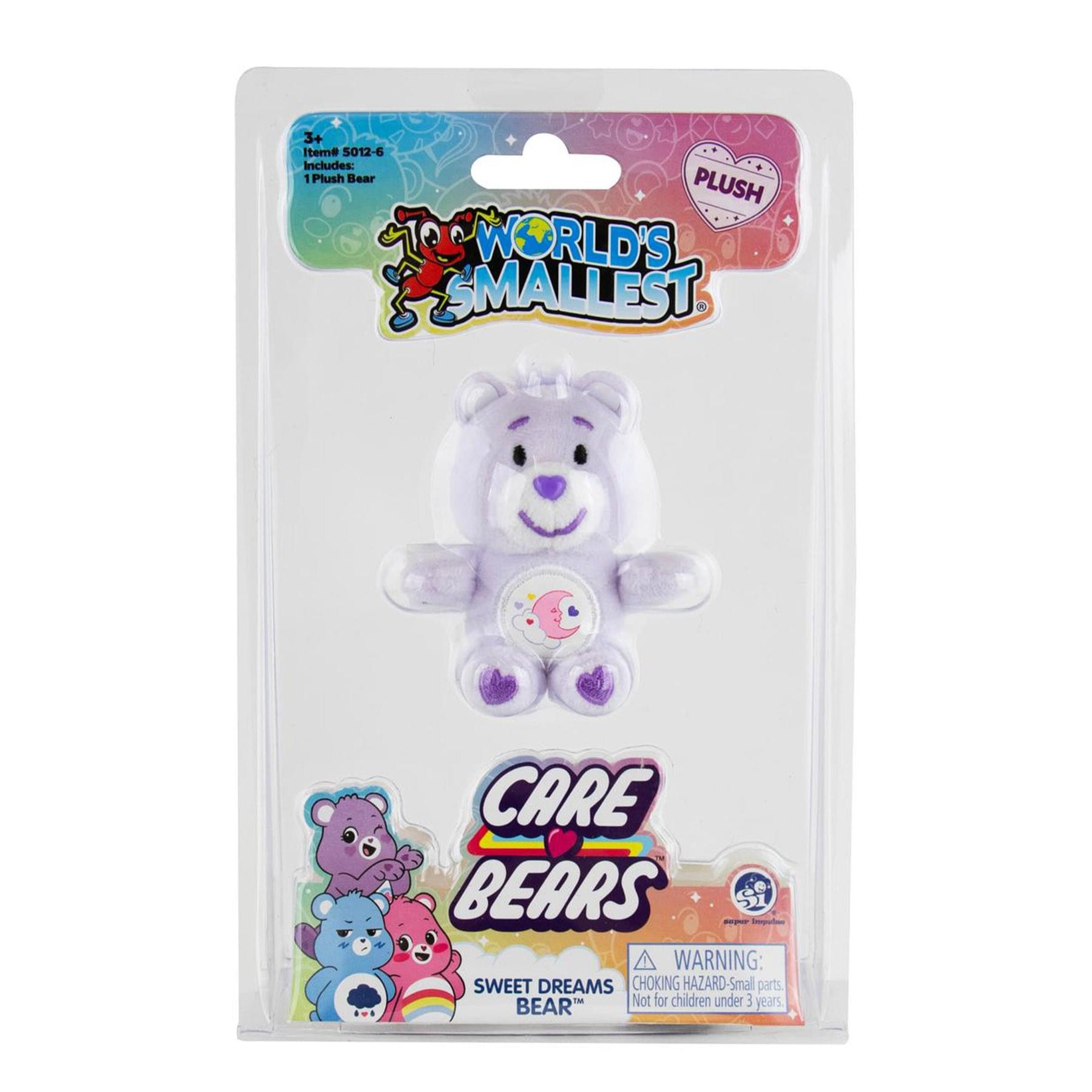 World's Smallest Care Bears Plush Series 6 | Sweet Dreams Bear
