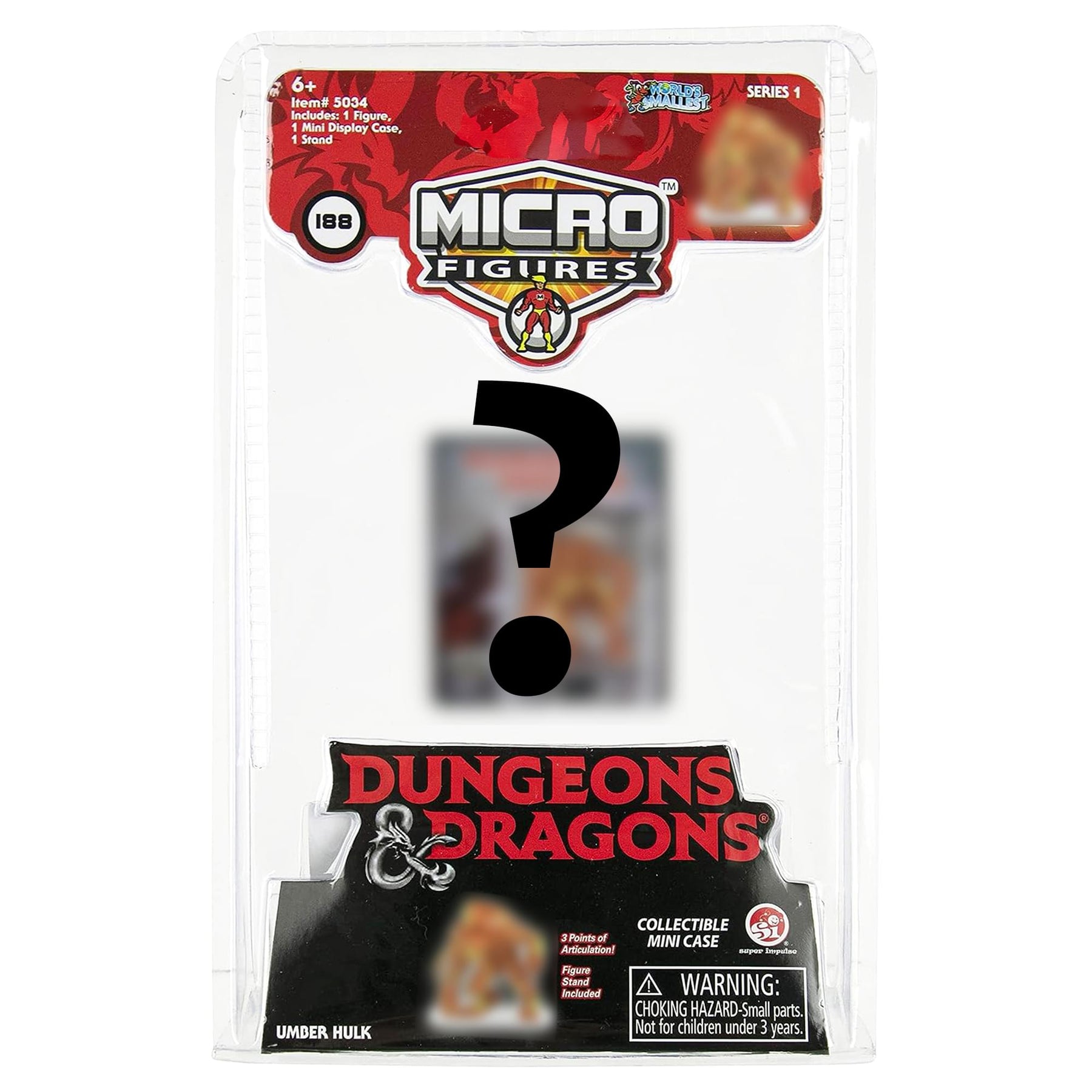 Worlds Smallest Dungeons and Dragons Series 1 Micro Figure | One Random