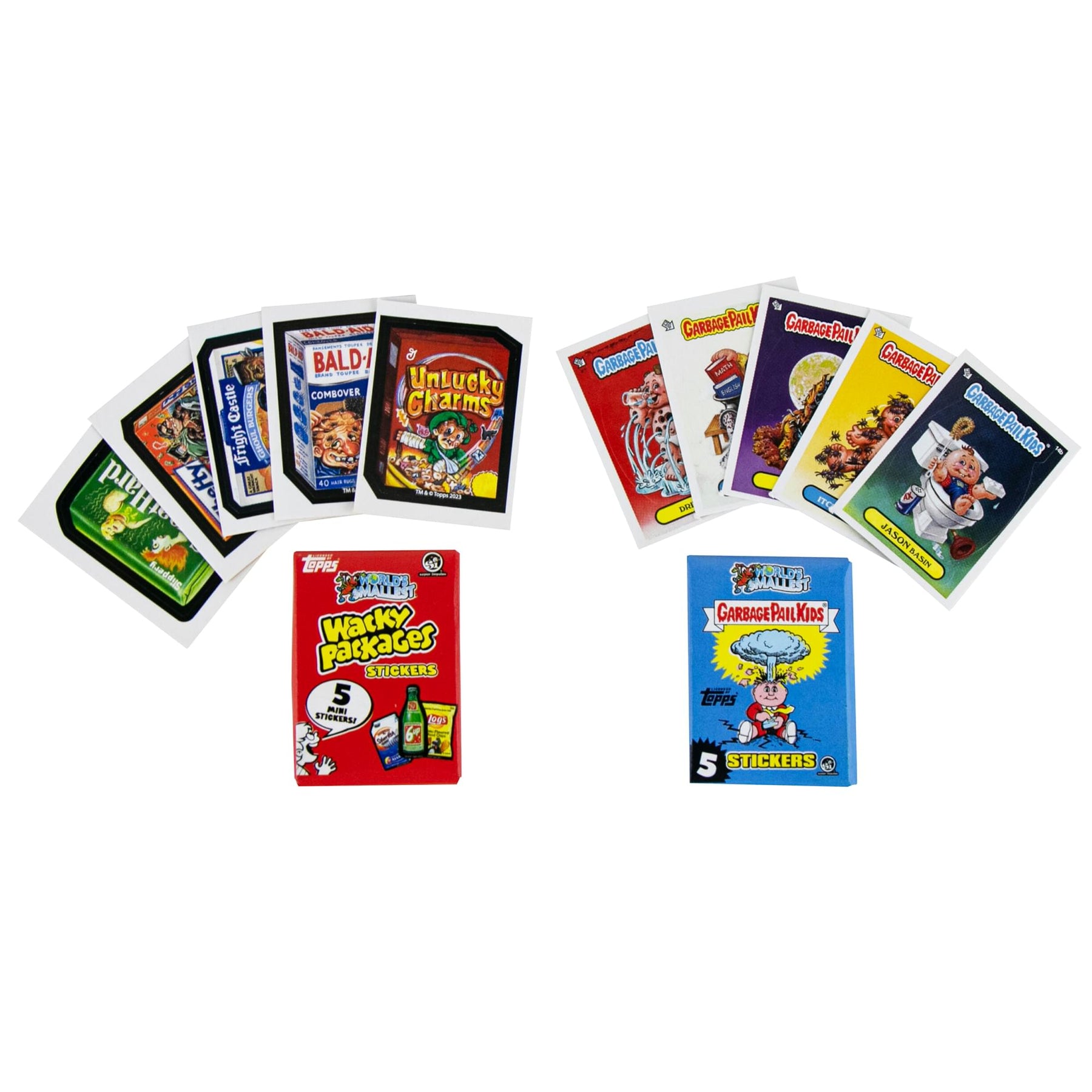 Worlds Smallest Topps Micro Cards Wacky Packages and GPK | One Random