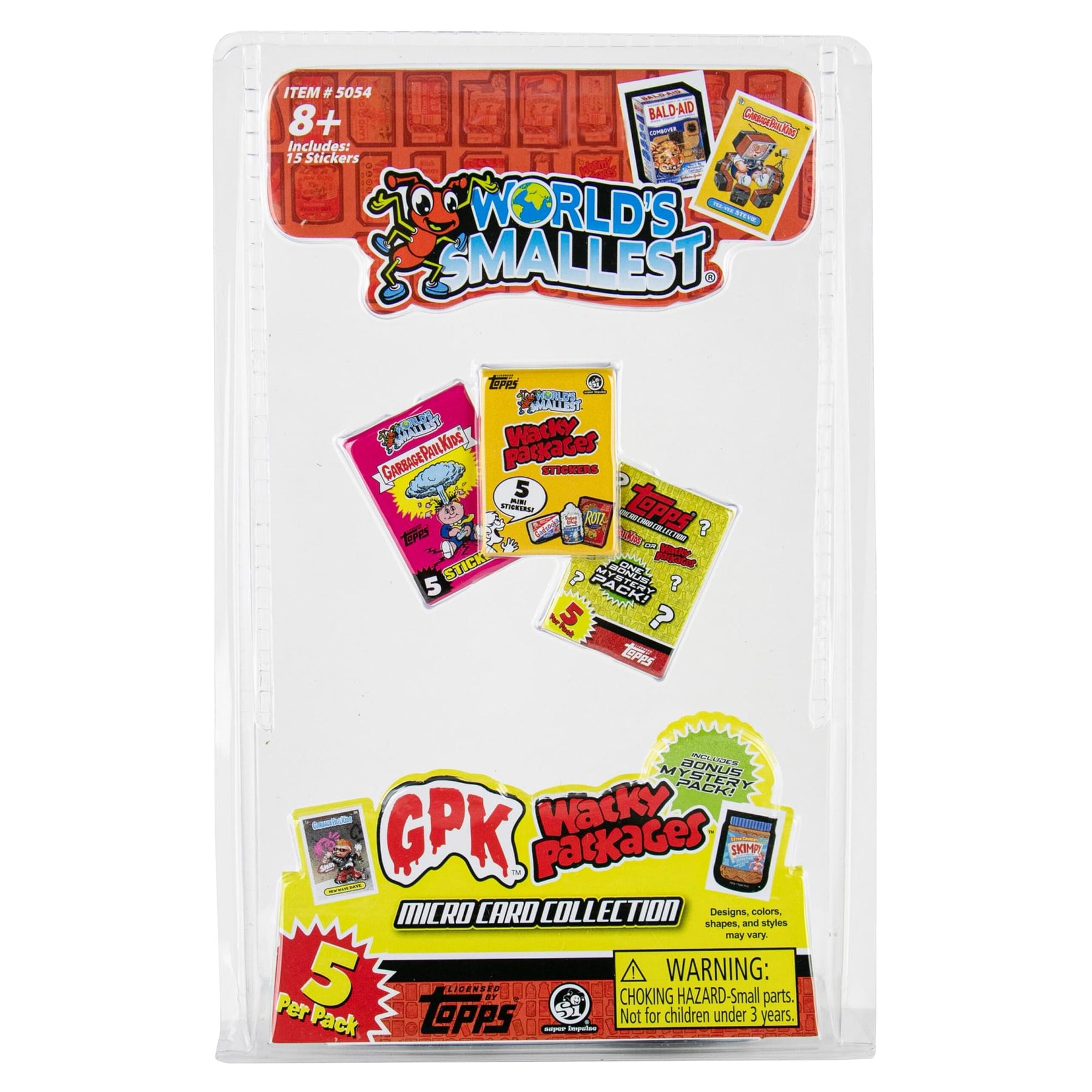Worlds Smallest Topps Micro Cards Wacky Packages and GPK | One Random