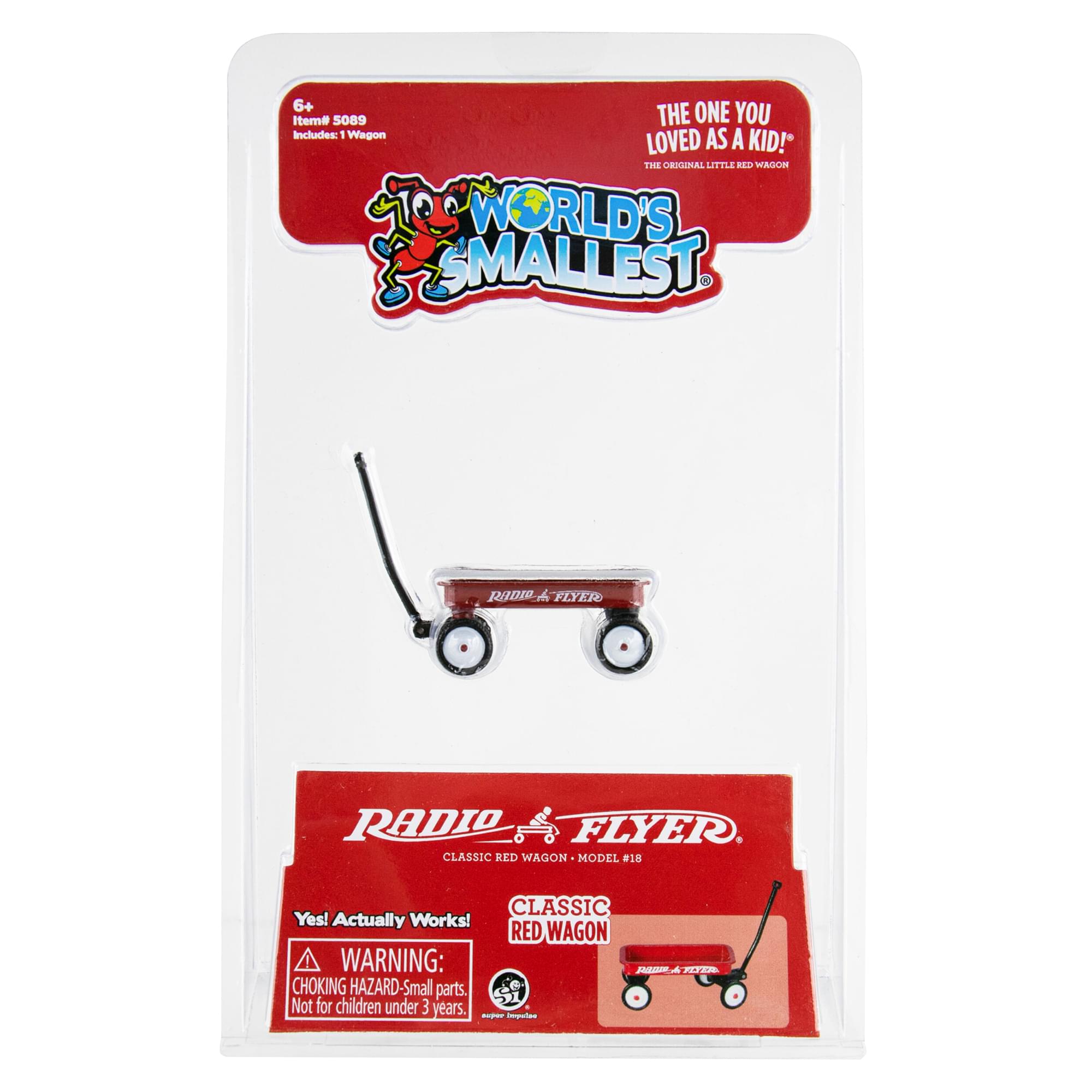 Worlds Smallest Radio Flyer Classic Red Wagon