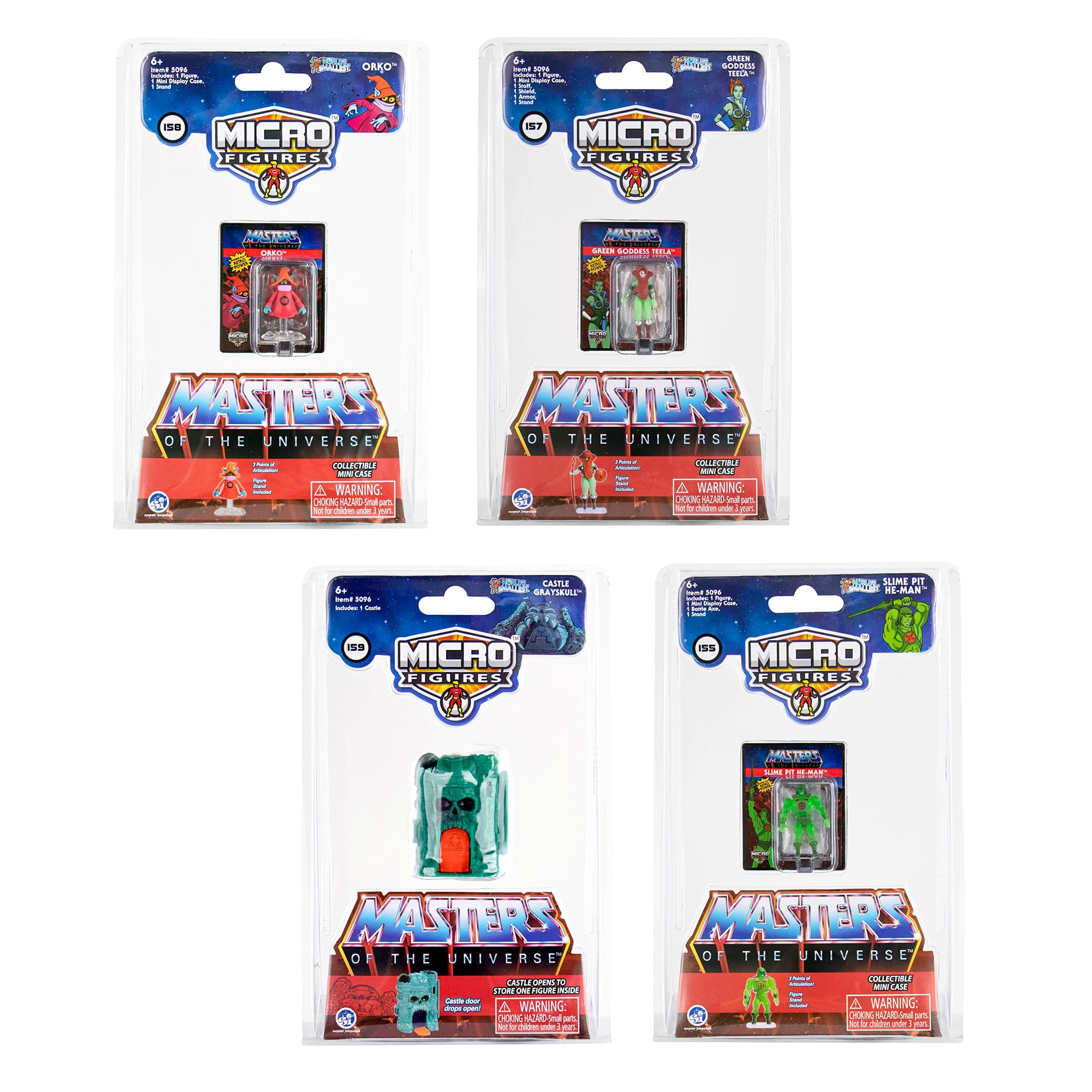 Worlds Smallest Master of the Universe Series 2 Micro Figure | One Random