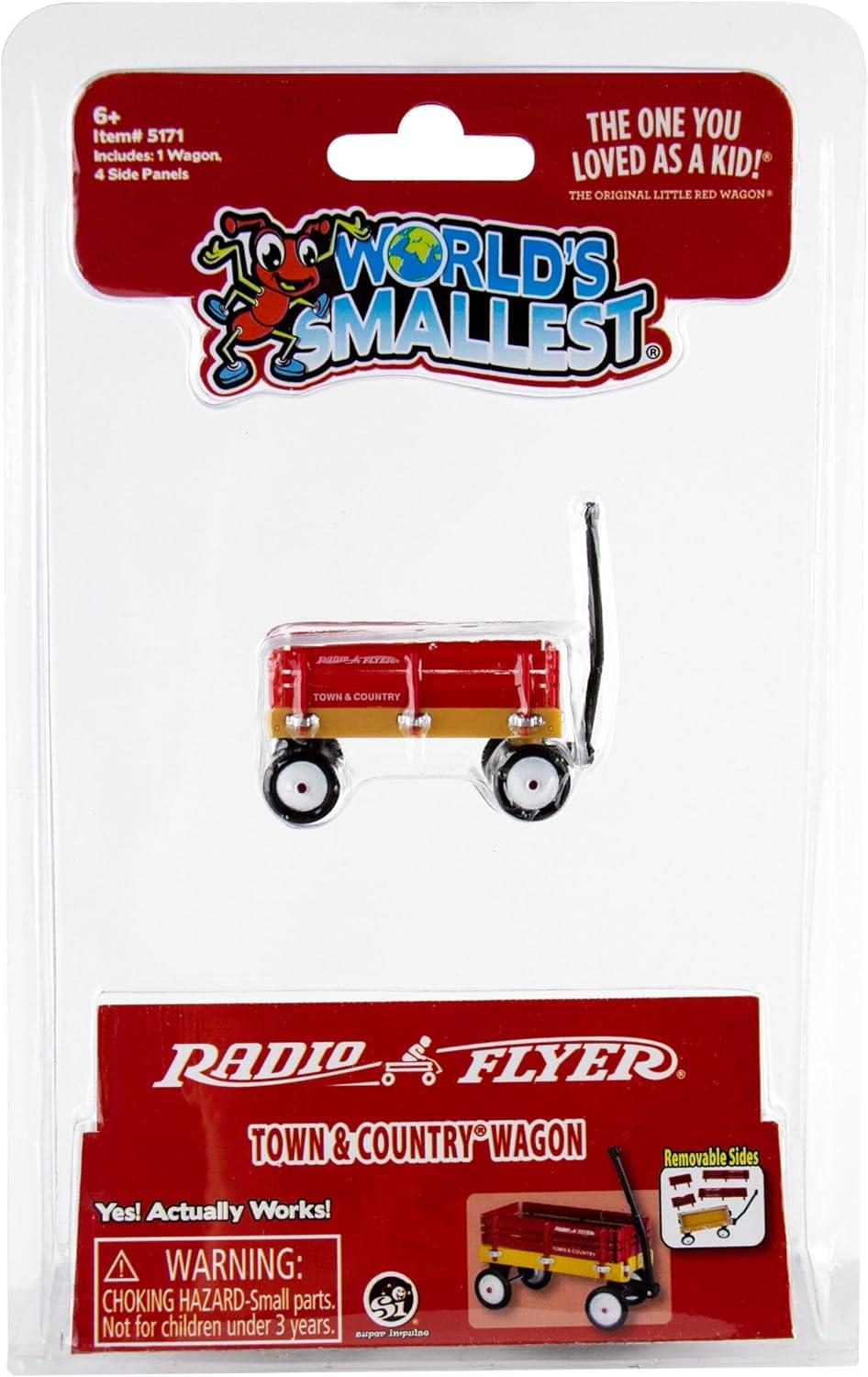 World's Smallest Radio Flyer Town & Country Wagon Toy