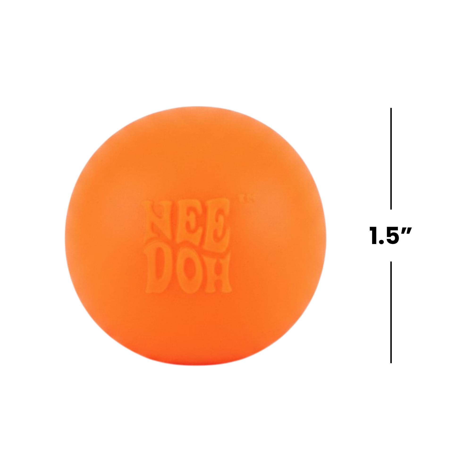 World's Smallest Nee-Doh Orange 1.5-Inch Squishy Stress Reliever