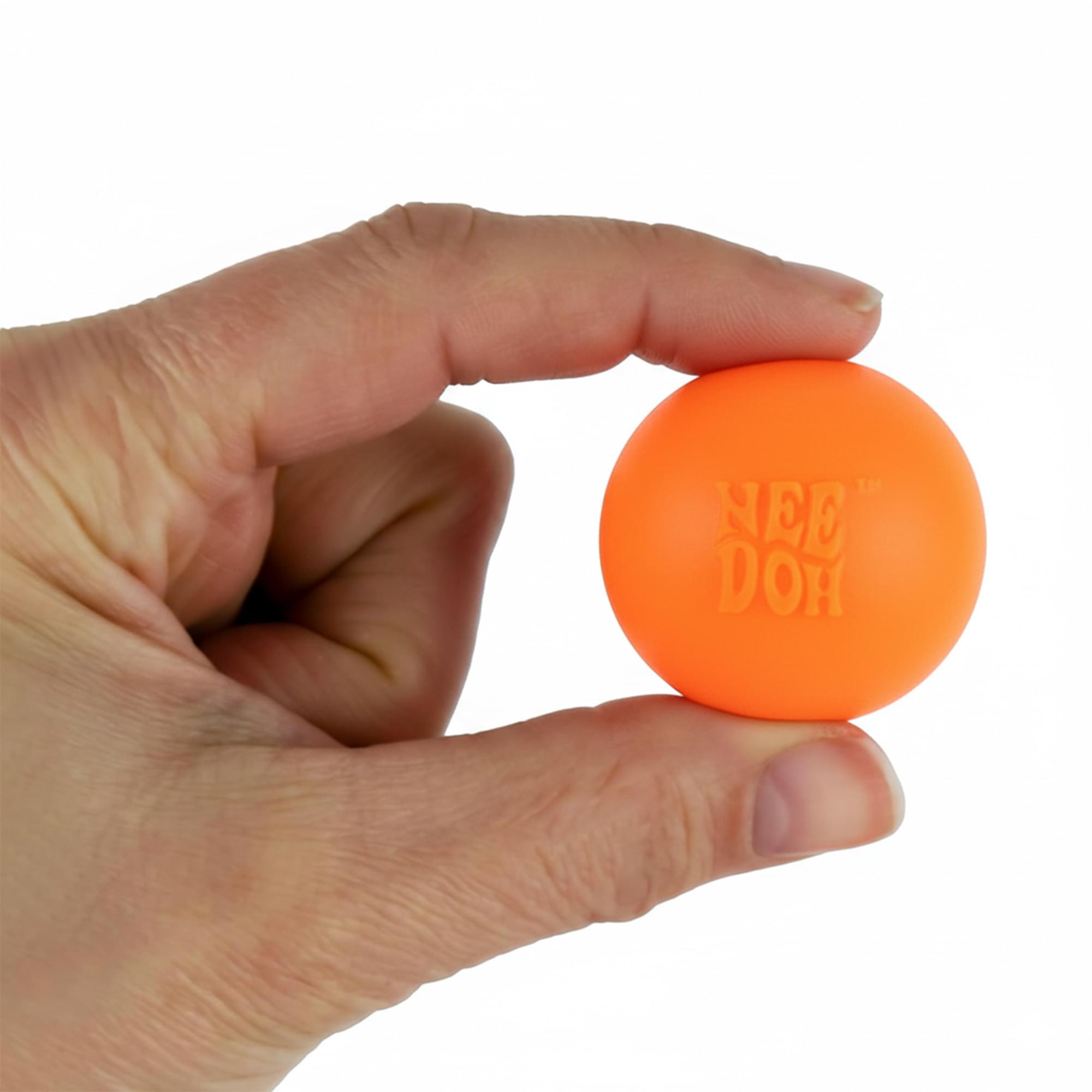 World's Smallest Nee-Doh Orange 1.5-Inch Squishy Stress Reliever