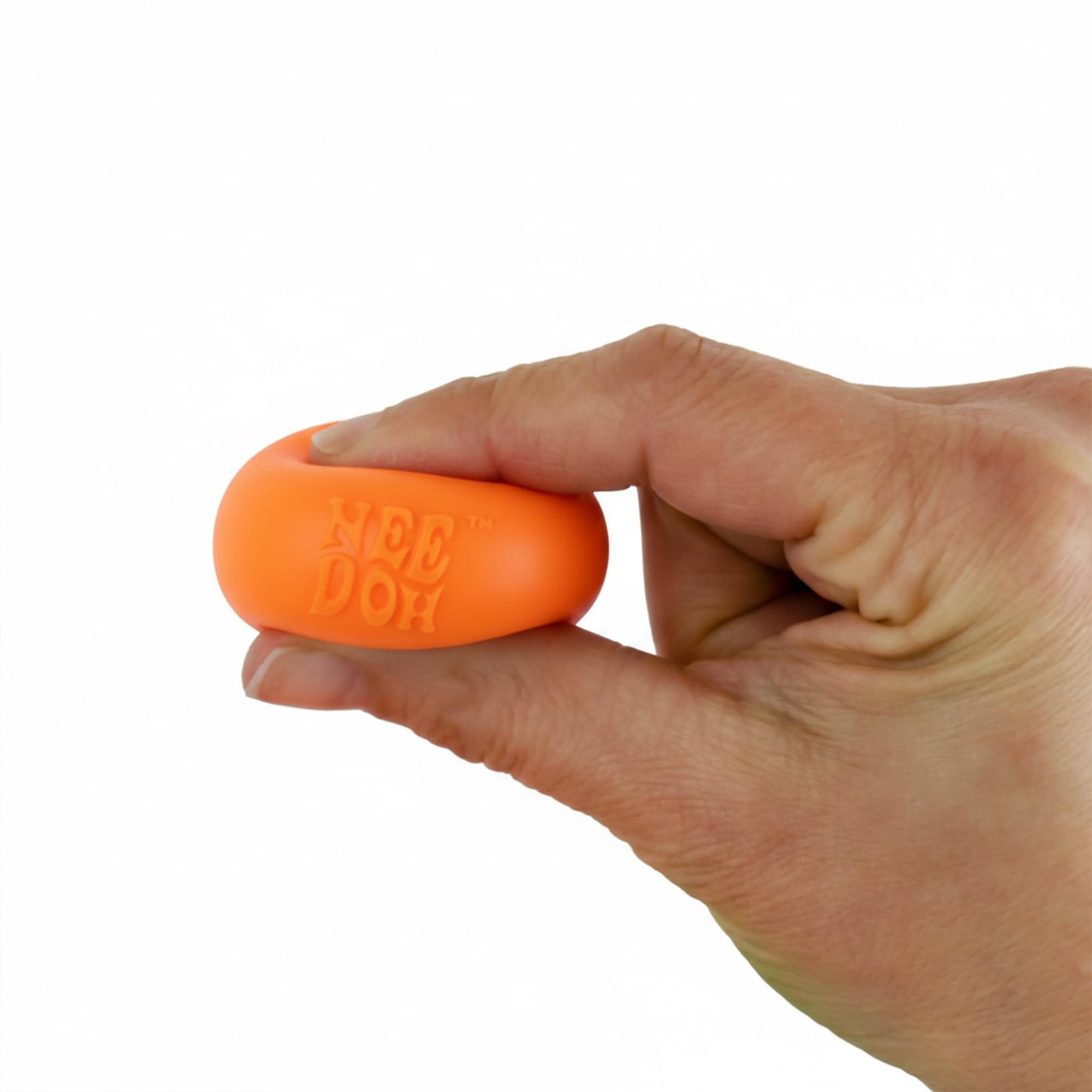 World's Smallest Nee-Doh Orange 1.5-Inch Squishy Stress Reliever
