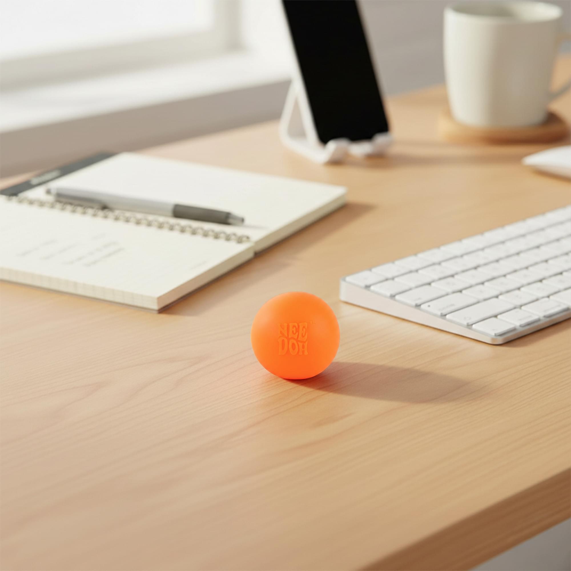 World's Smallest Nee-Doh Orange 1.5-Inch Squishy Stress Reliever